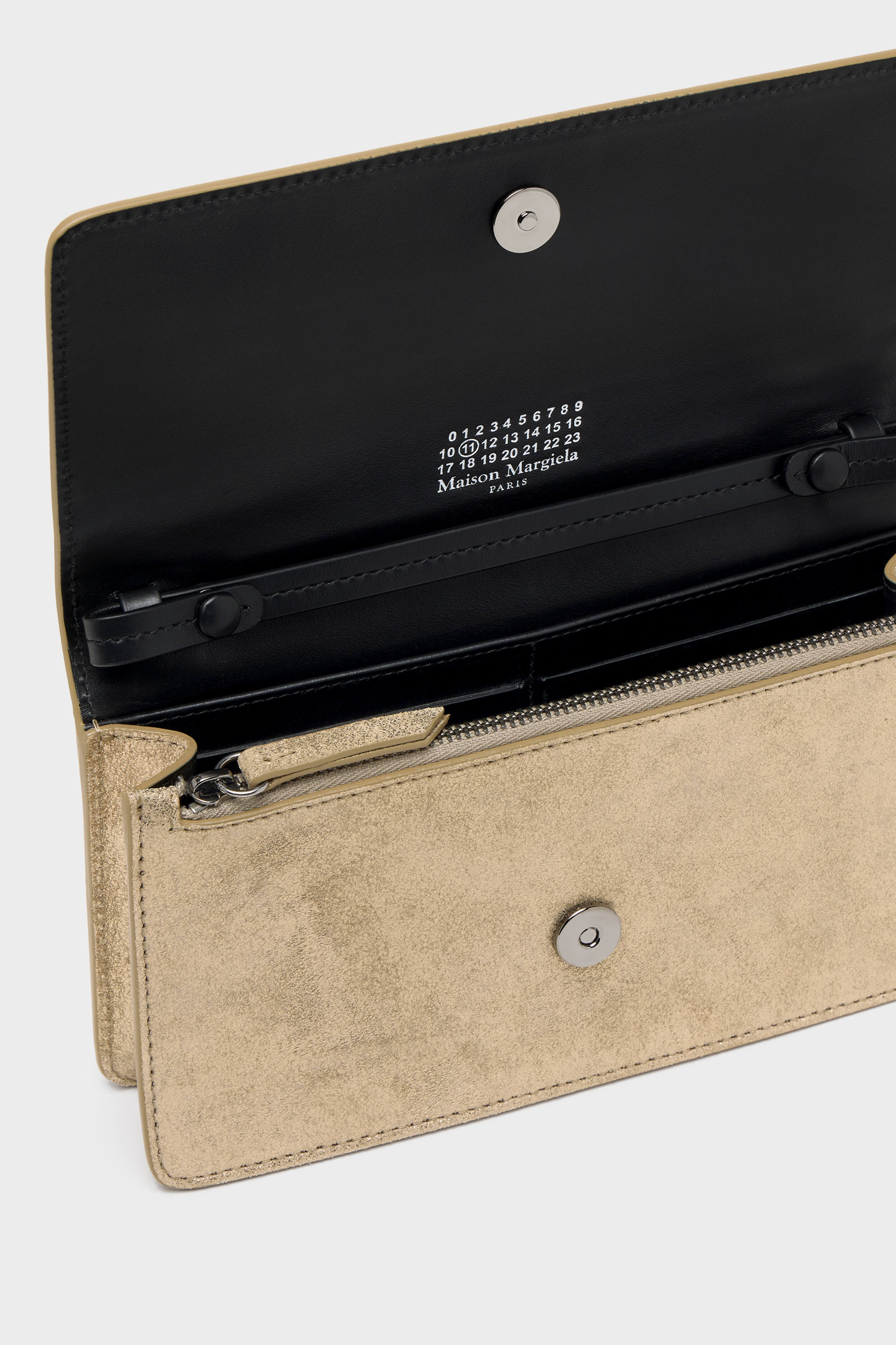 Four stitches chain wallet Yellow | Maison Margiela Official