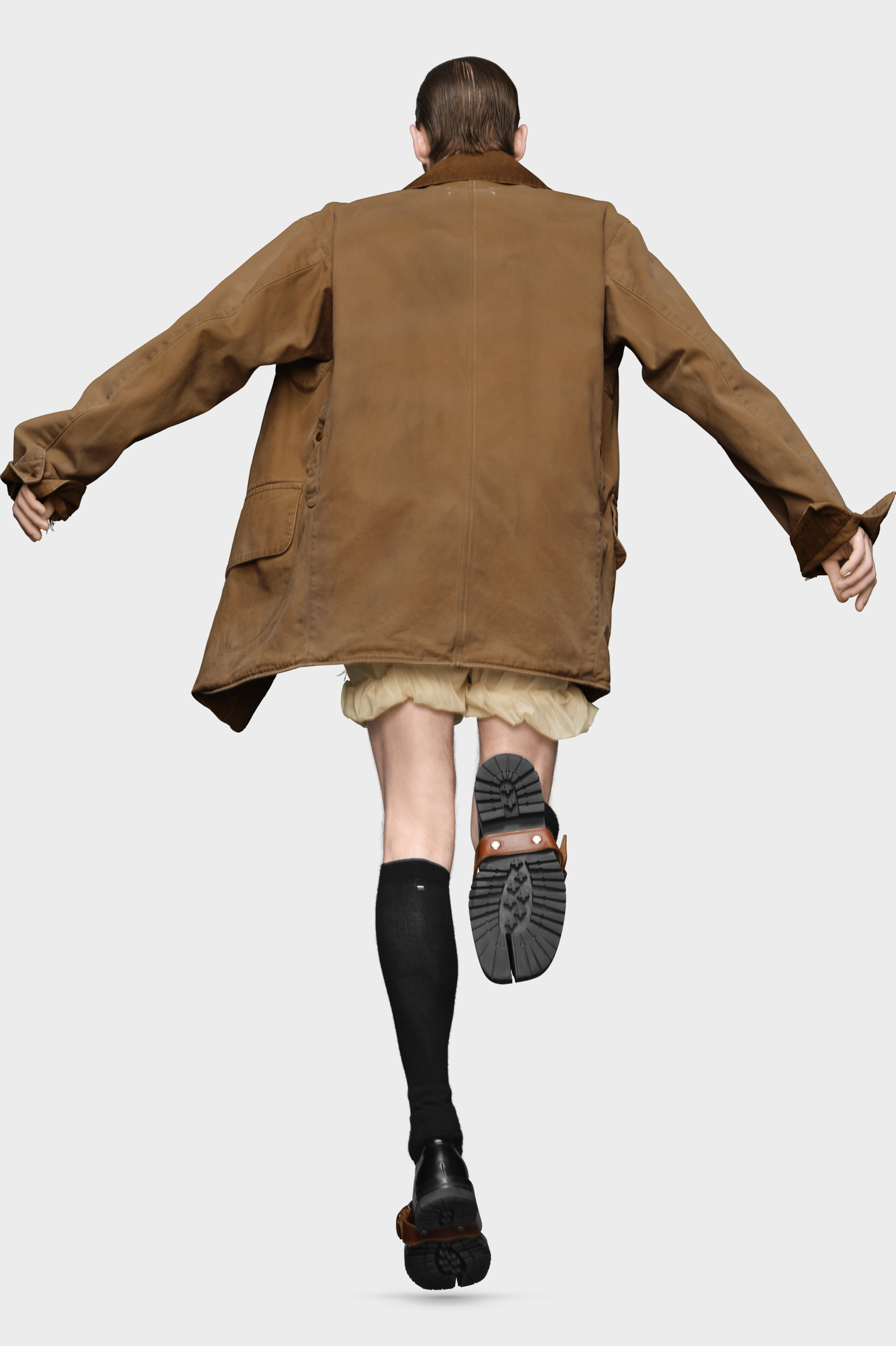 コーデュロイカラー ワックスコート