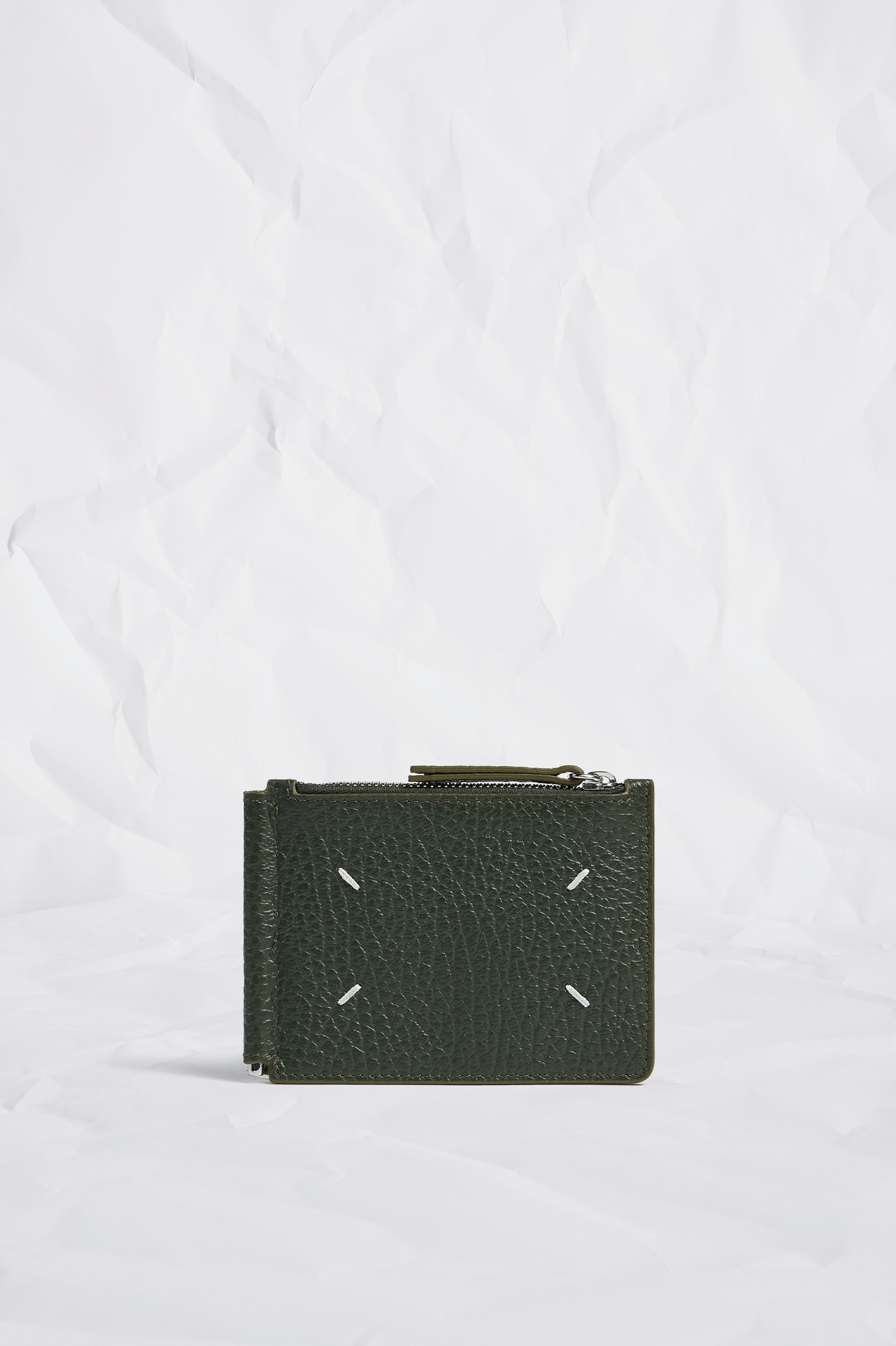 4ステッチ 二つ折り ウォレット グリーン | Maison Margiela公式
