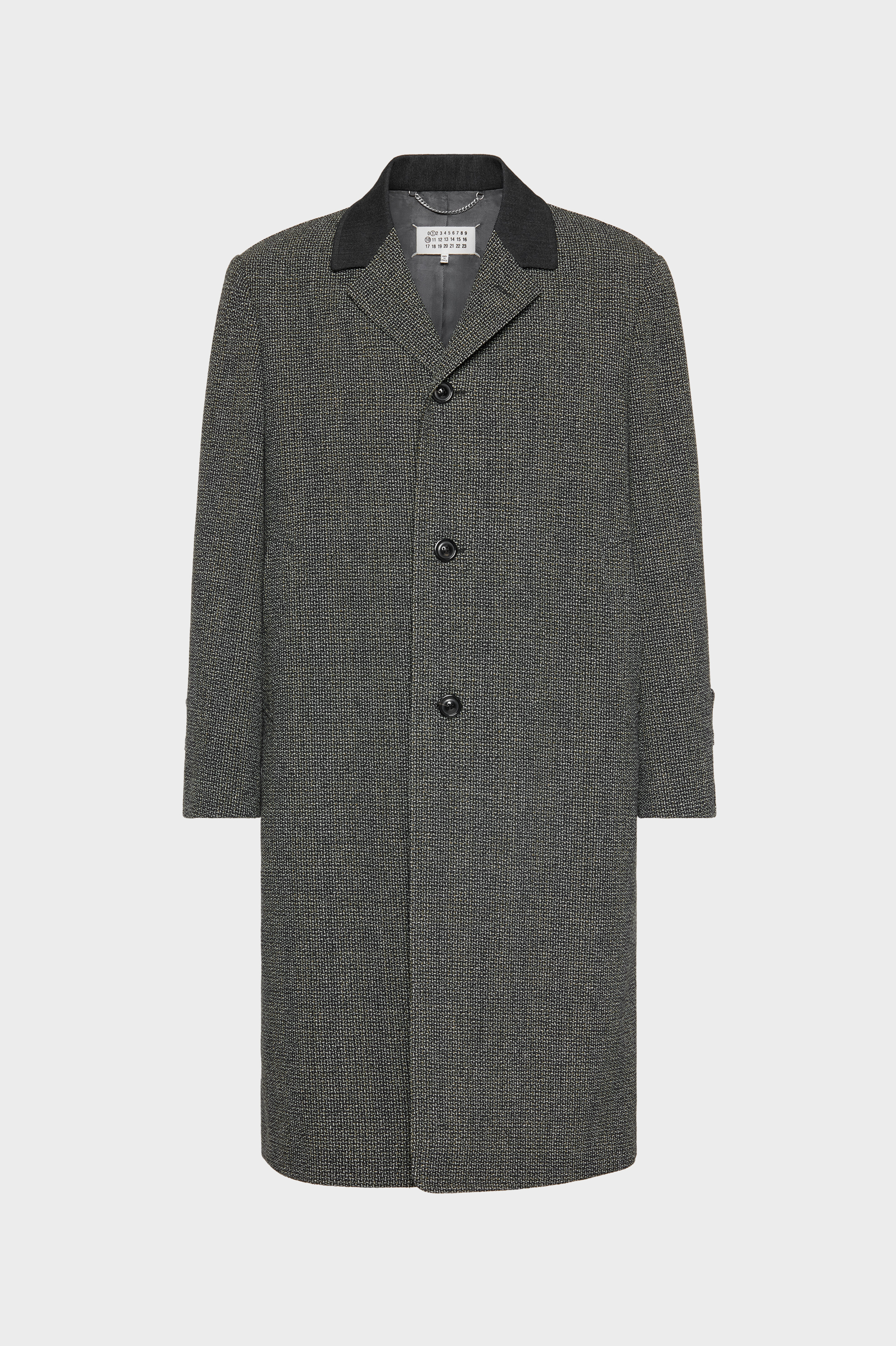 Men's Gray Wool Coat | Maison Margiela