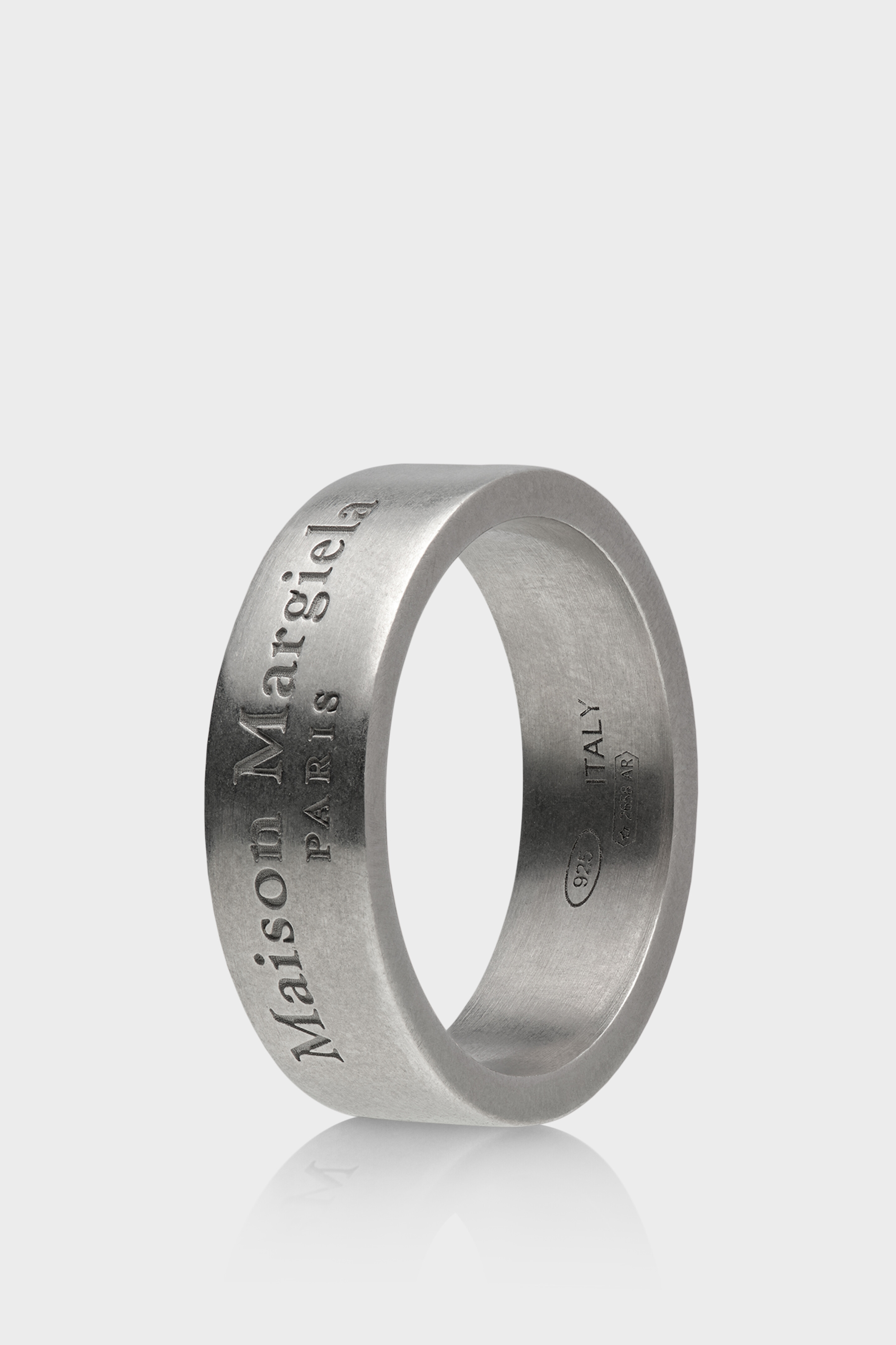 アクセサリー Maison Margiela logo ring silver 925 Maison Margiela - Logo Ring | HBX - Globally Curated Fashion
