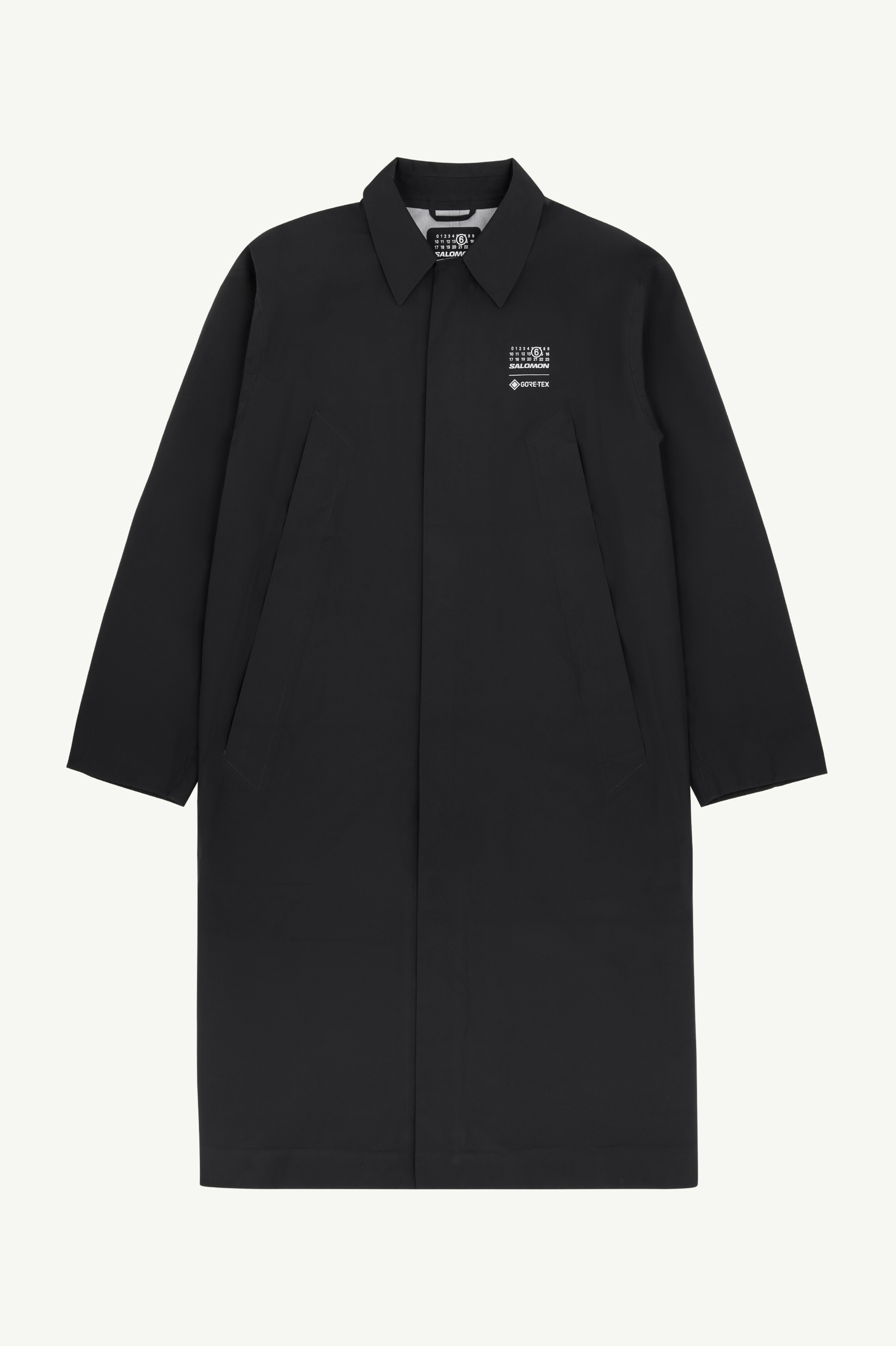 Black MM6 x Salomon GORE-TEX Trench coat | MM6 Official