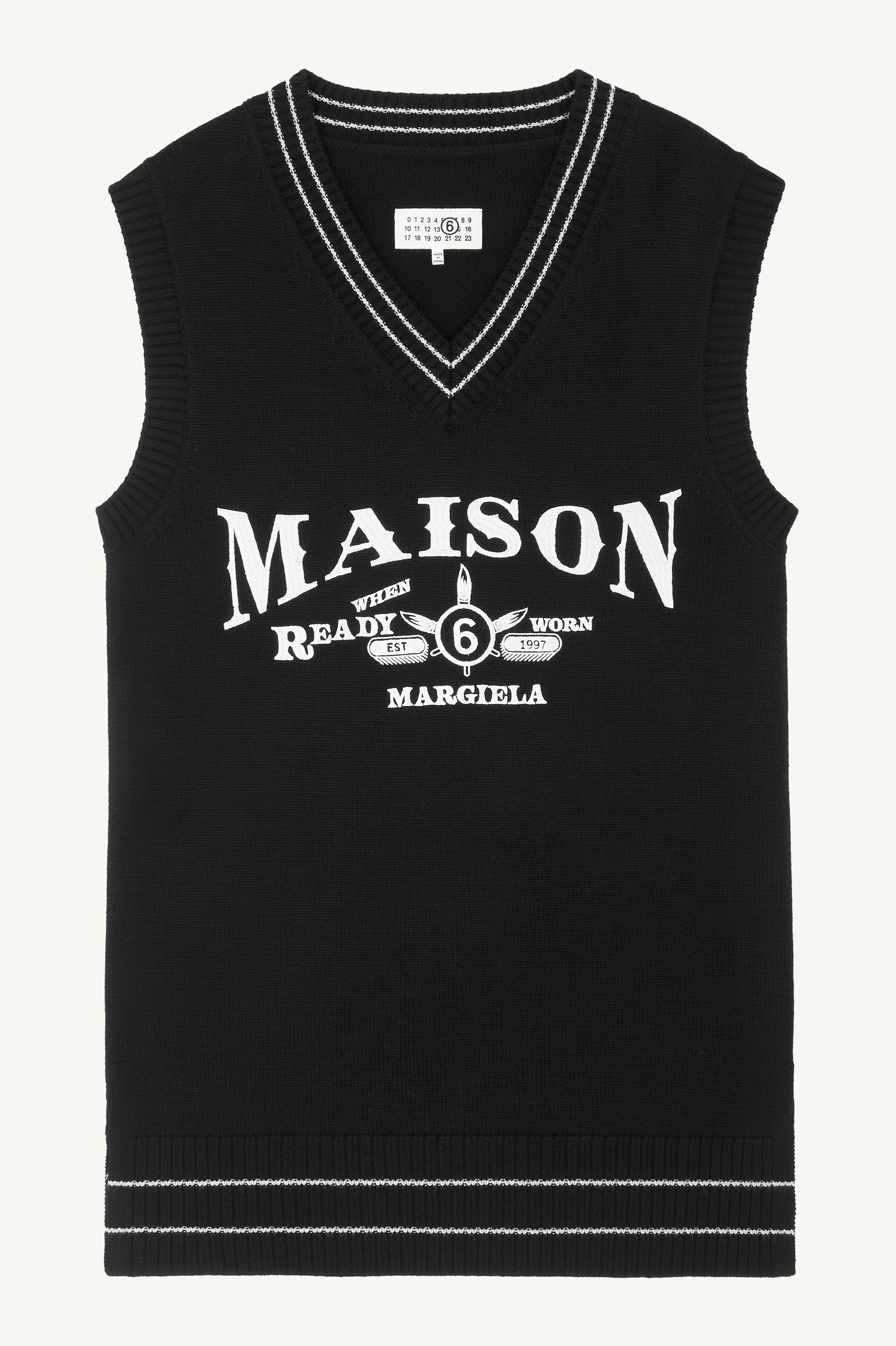 Black Knitted dress | MM6 Official