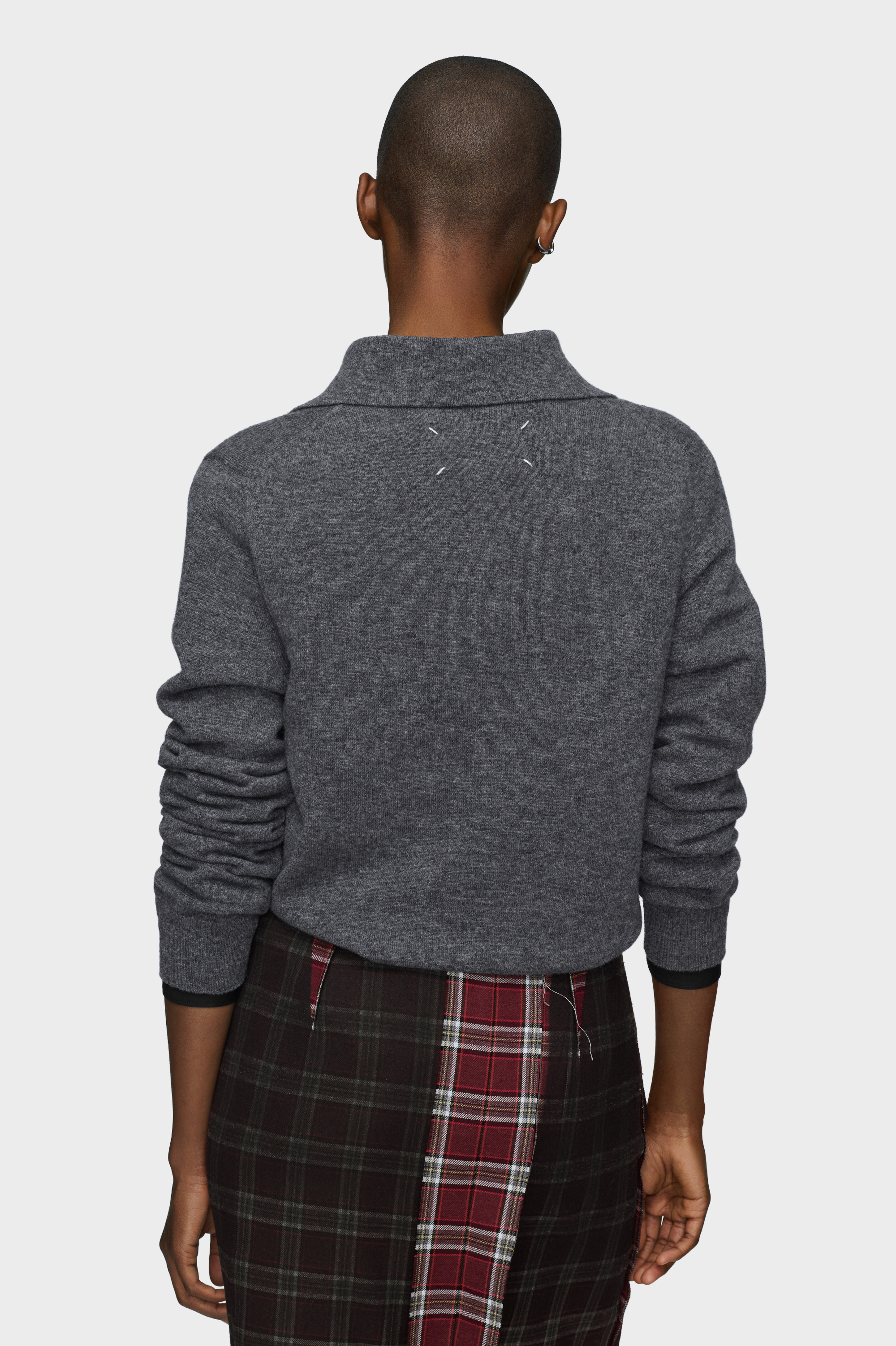 Dark grey Polo Knit Top | Maison Margiela Official