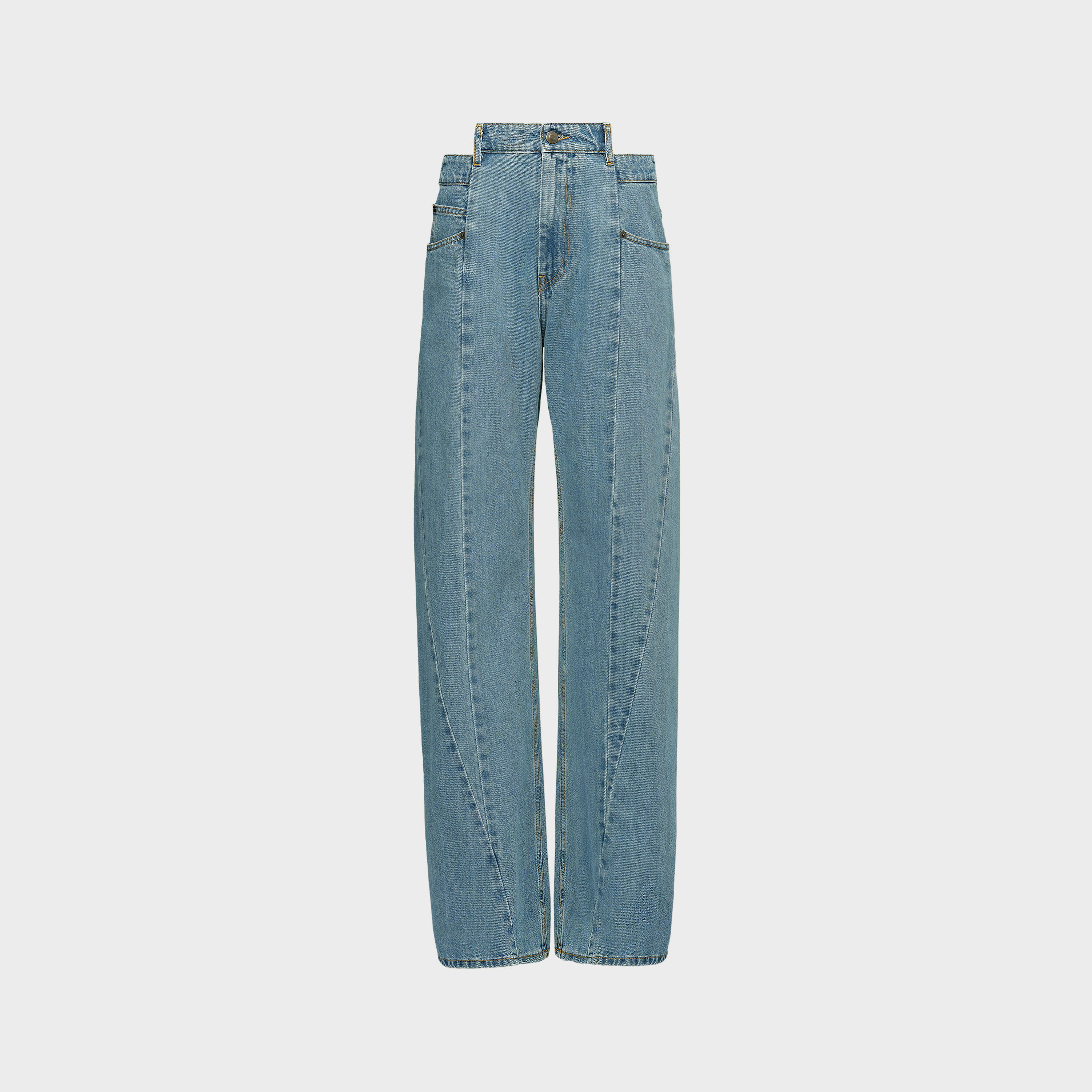 【専用プロフィール必読お願いいたします。】Maison margielaジーンズ Blue Denim Regular-waisted Wide-leg Jeans | Maison Margiela