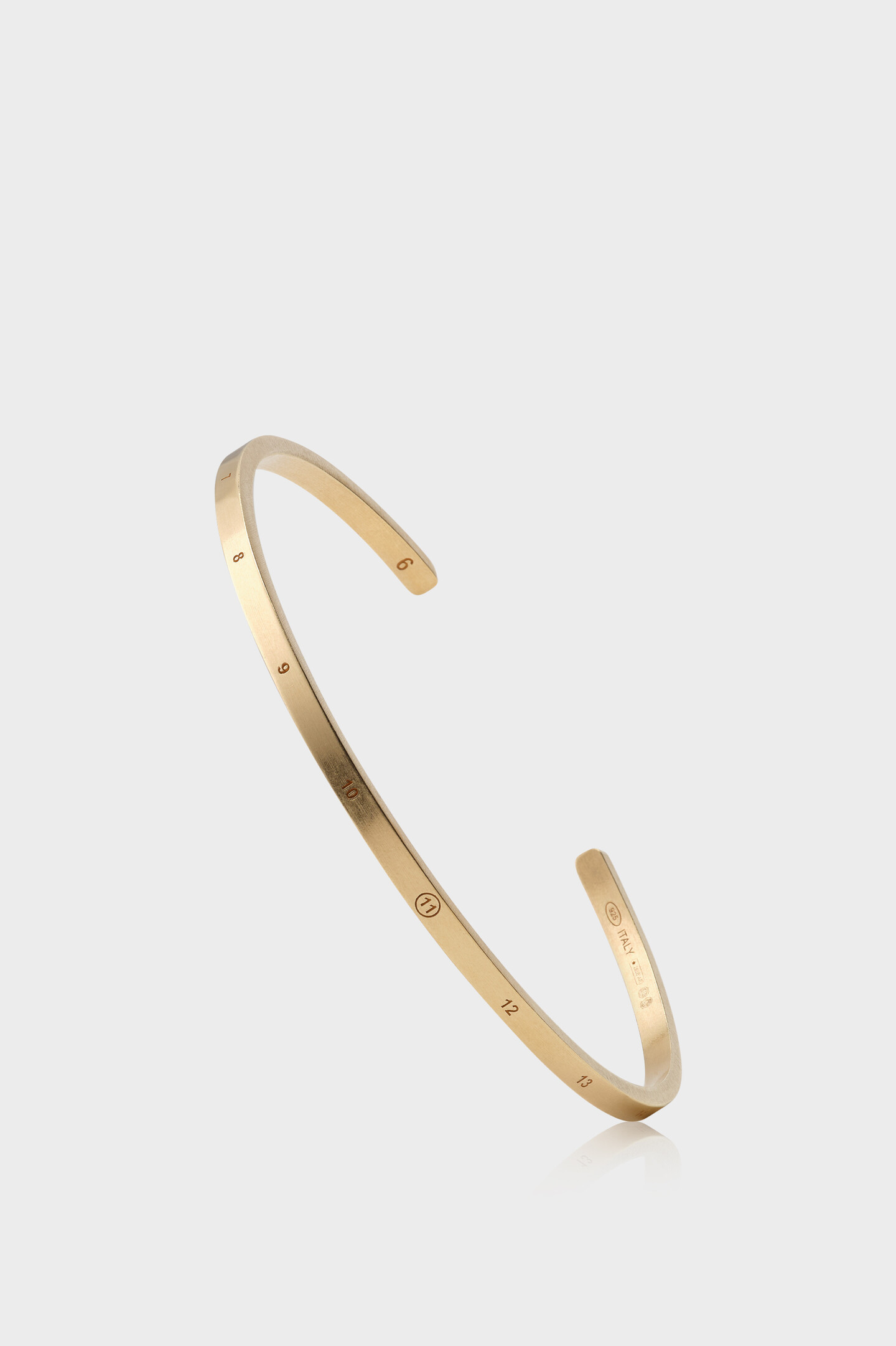 Yellow Numeric Cuff 3mm | Maison Margiela Official