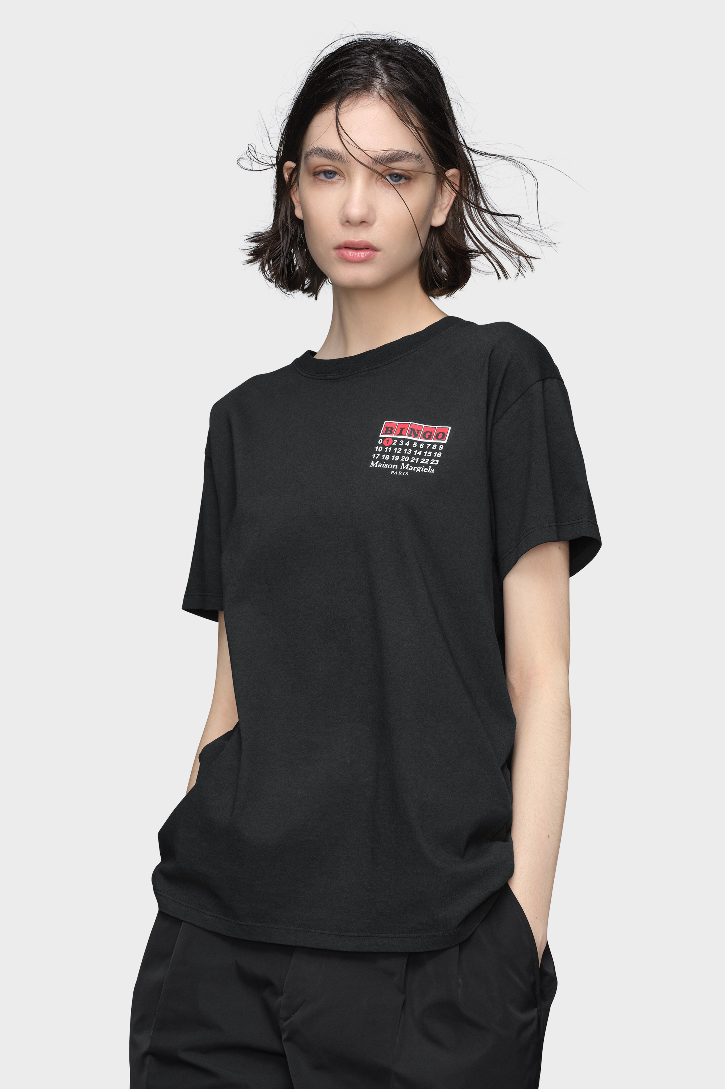 Women's Gray Cotton T-Shirt | Maison Margiela