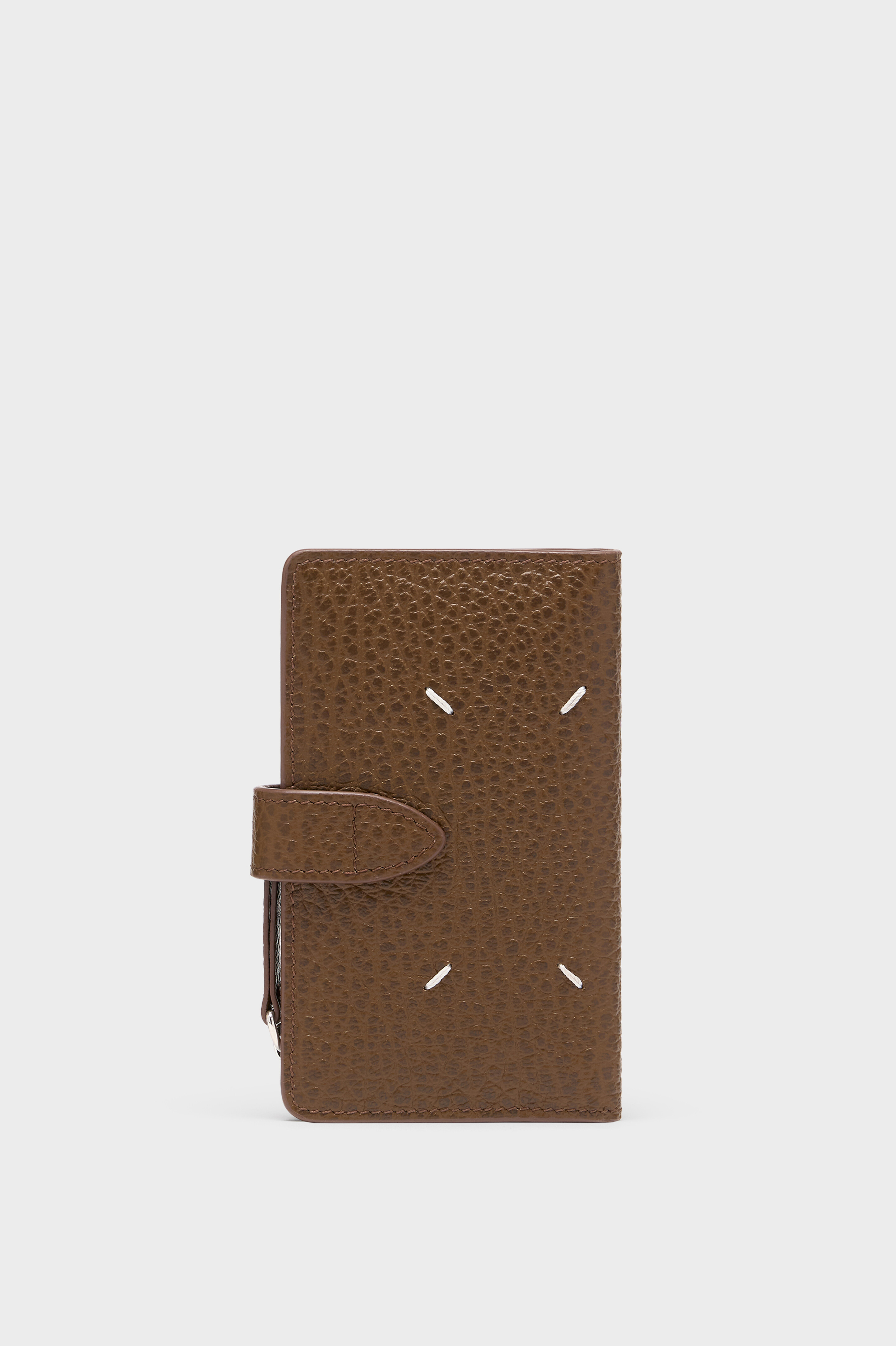 Four stitches zip wallet