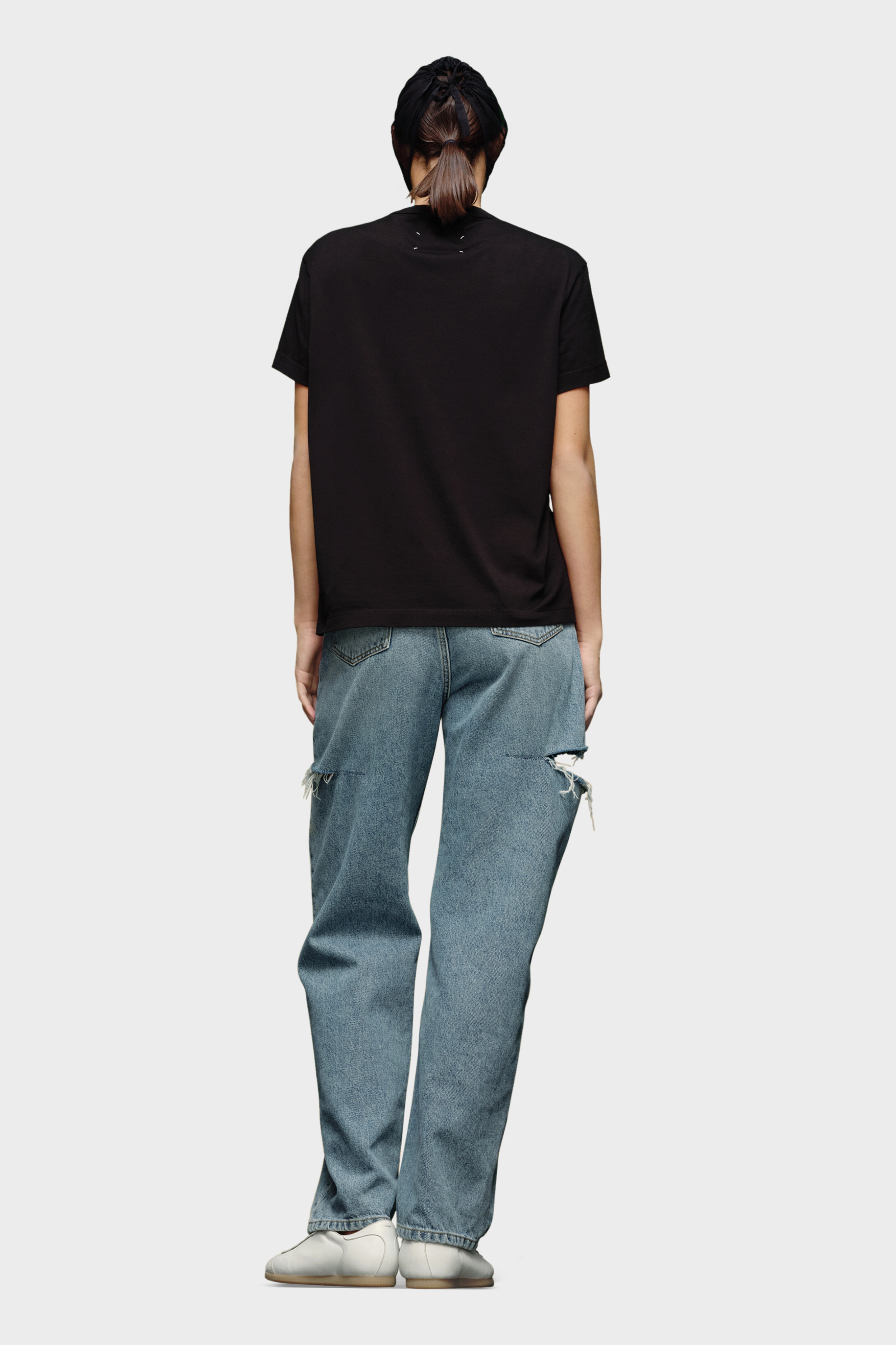 極美品 メゾンマルジェラ 反転 ディストーテッドロゴ Tシャツ ネイビー 54 楽天市場】Maison Margiela（メゾン マルジェラ）【Distorted