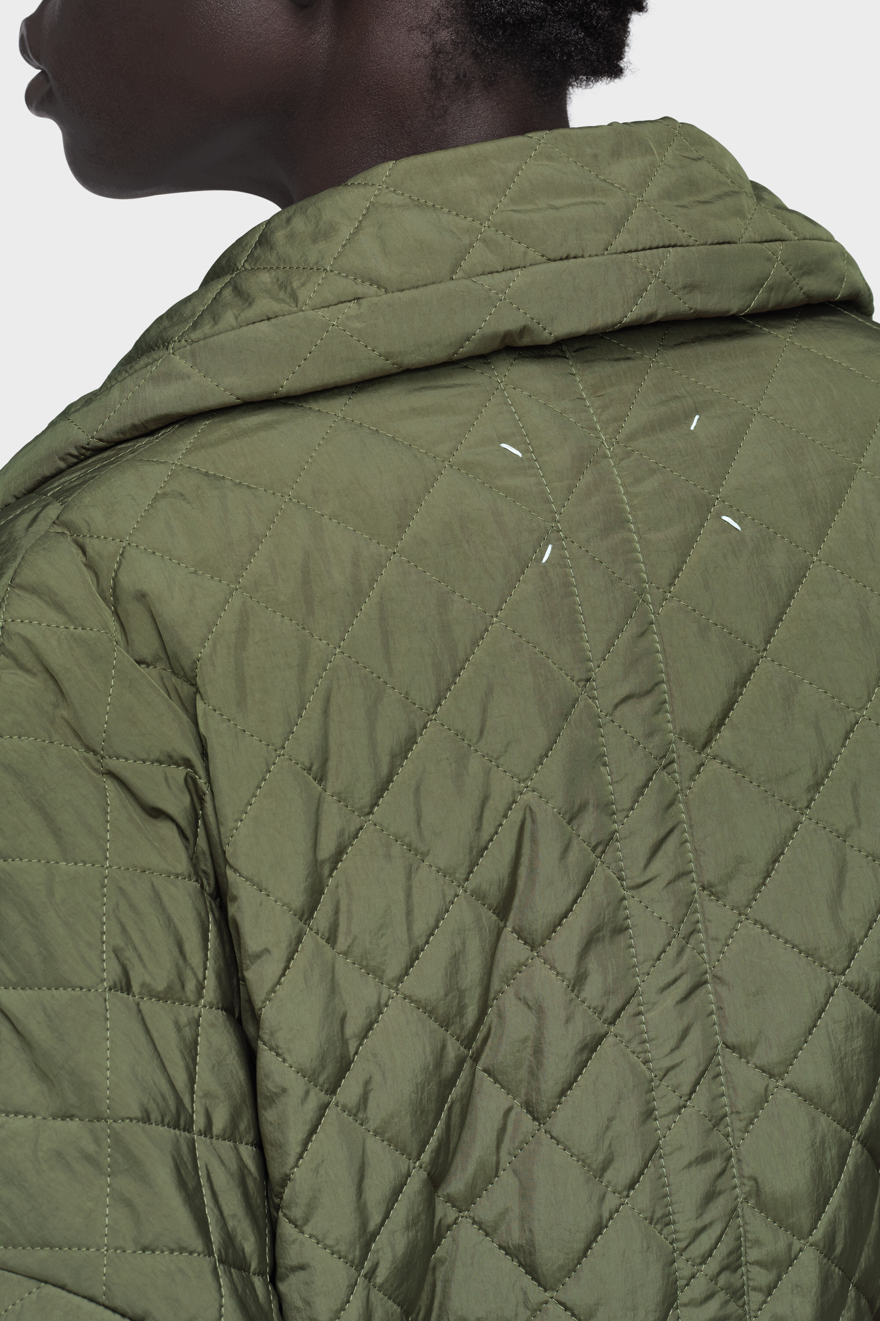 QUILTED COCOONING COAT