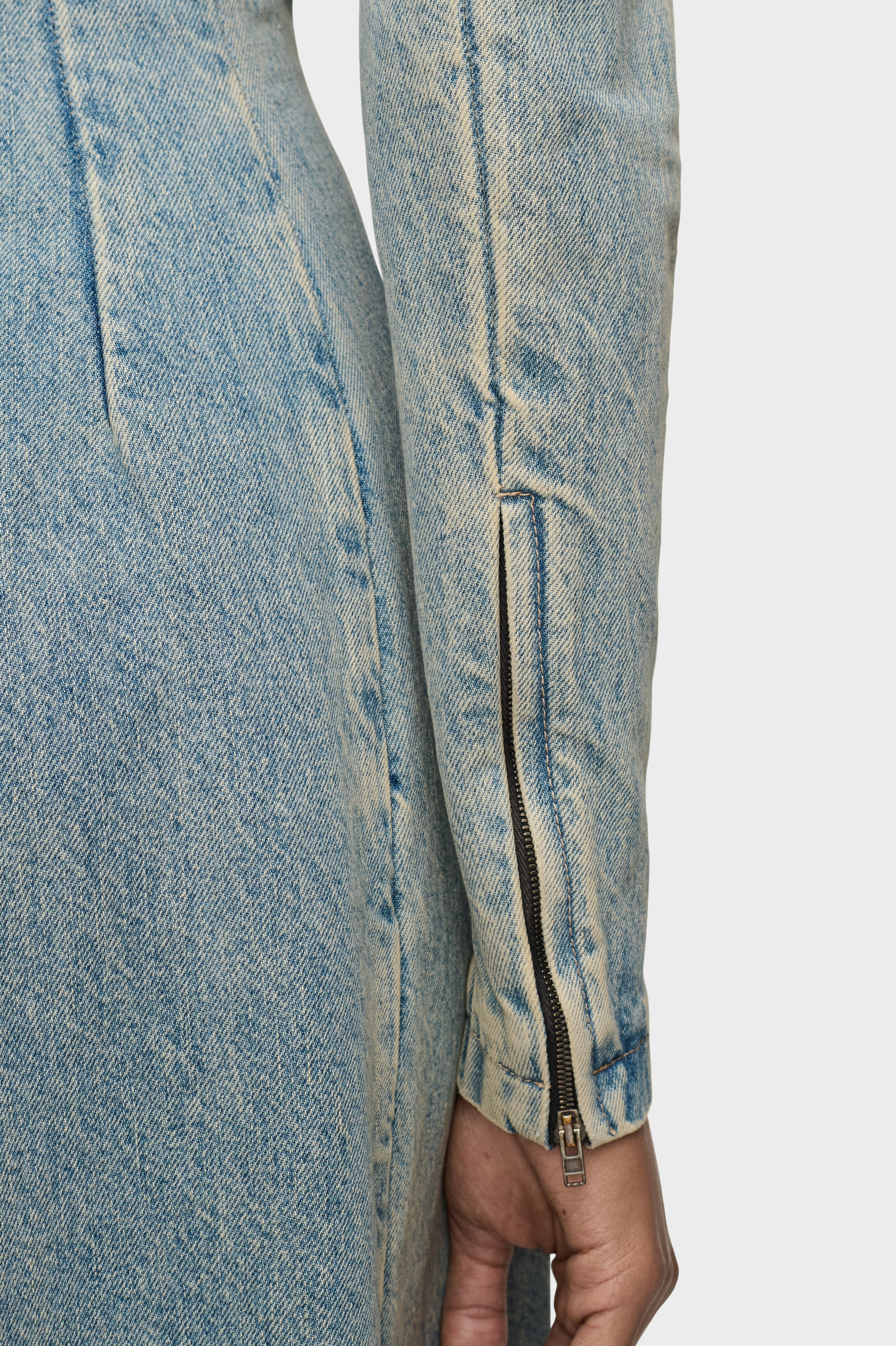 margiela denim dress MM6 Maison Margiela Denim Maxi Dress | Blue
