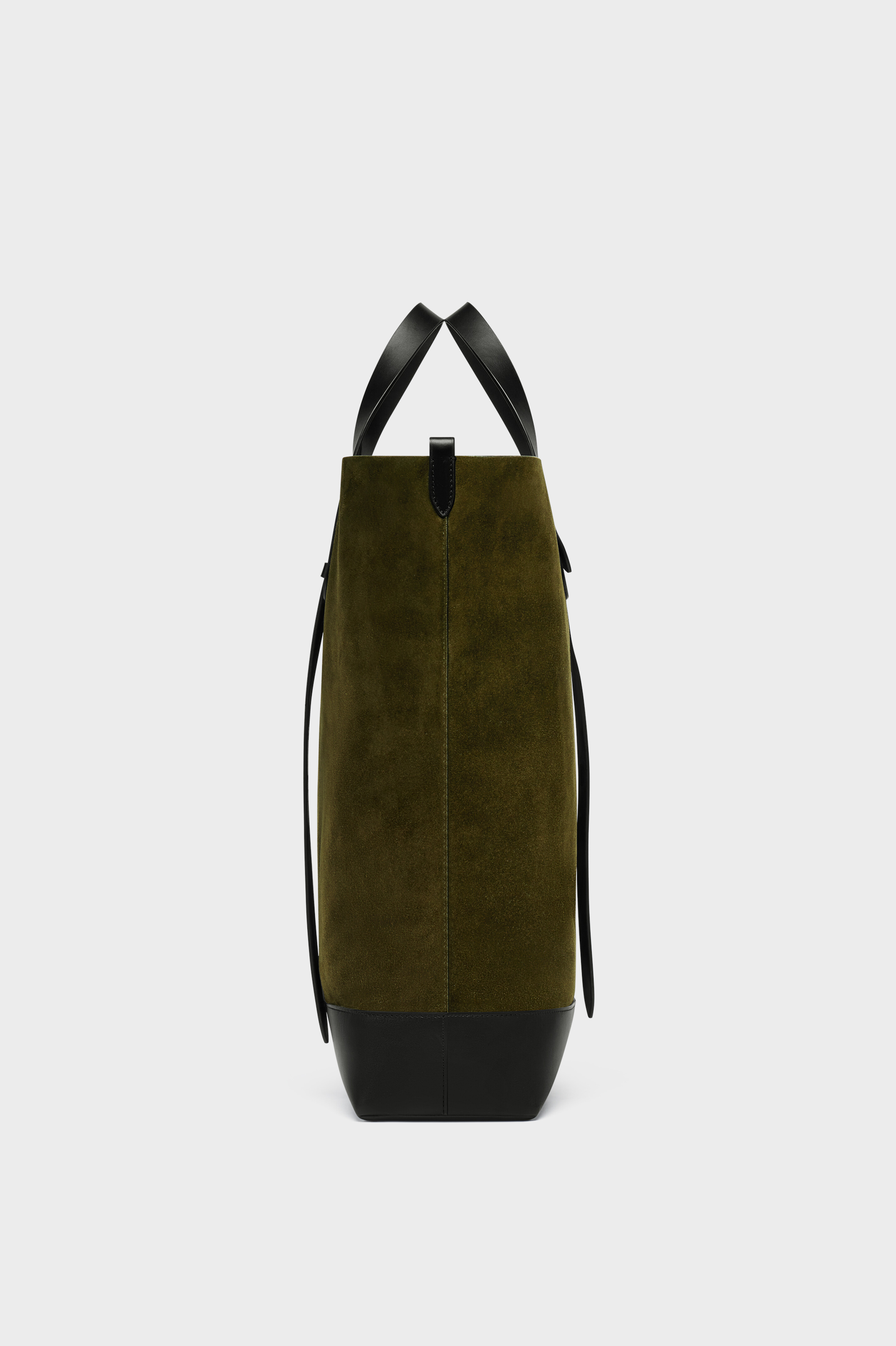 Yellow Leather Vertical Shopping Bag | Maison Margiela