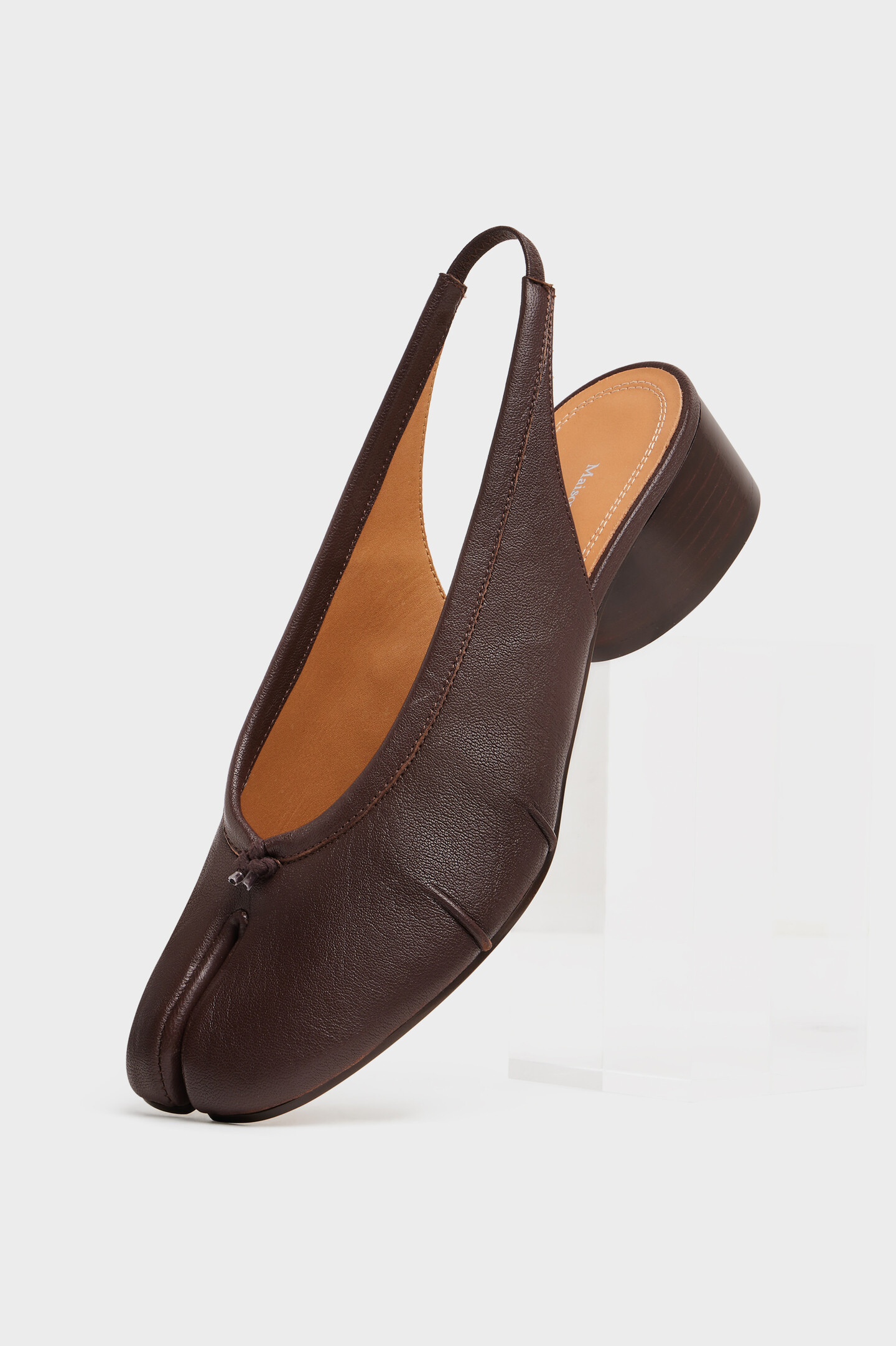 Brown Tabi new ballerina slingbacks | Maison Margiela Official