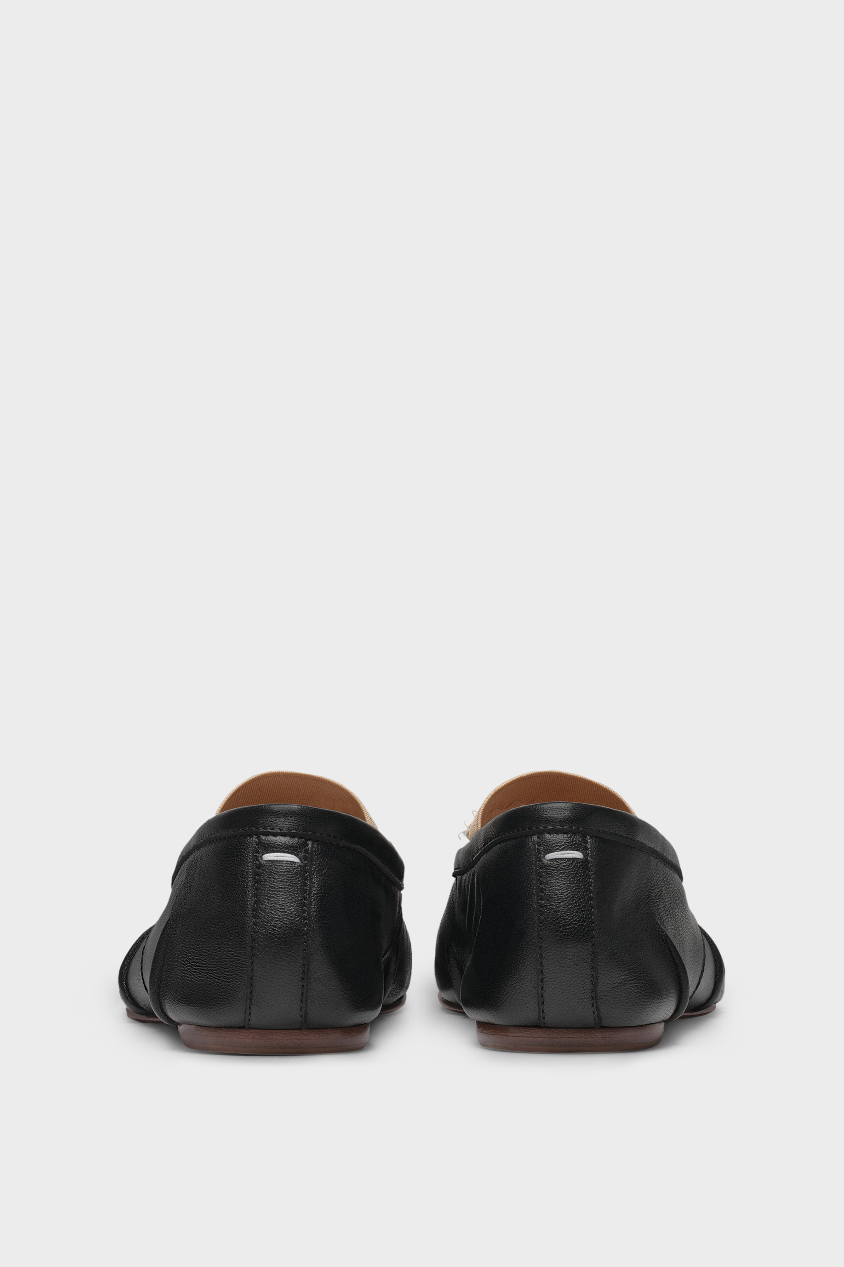 Black Elastic-banded Tabi Ballerina Flats | Maison Margiela