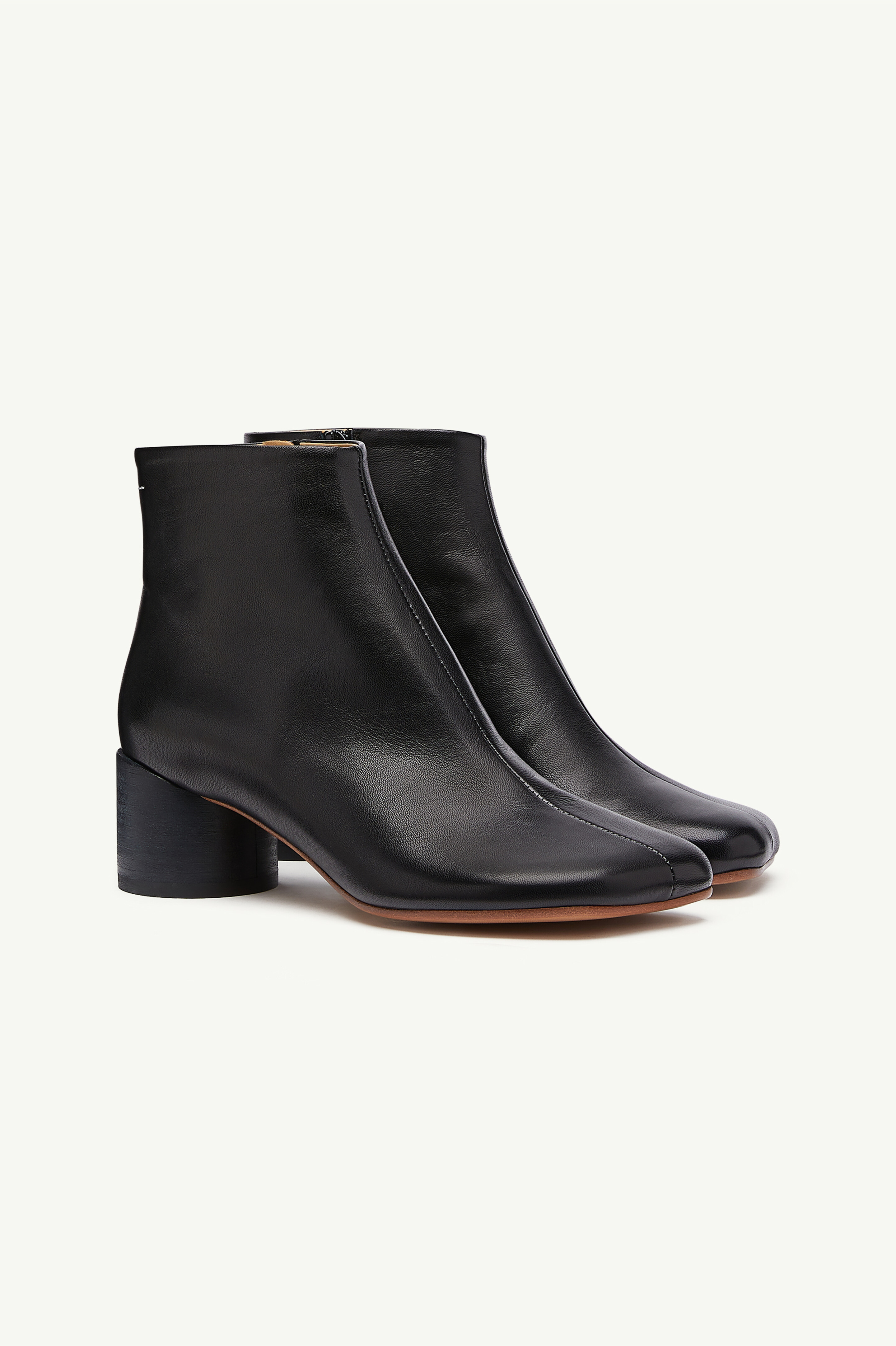 Black Zip Ankle Boots | Maison Margiela