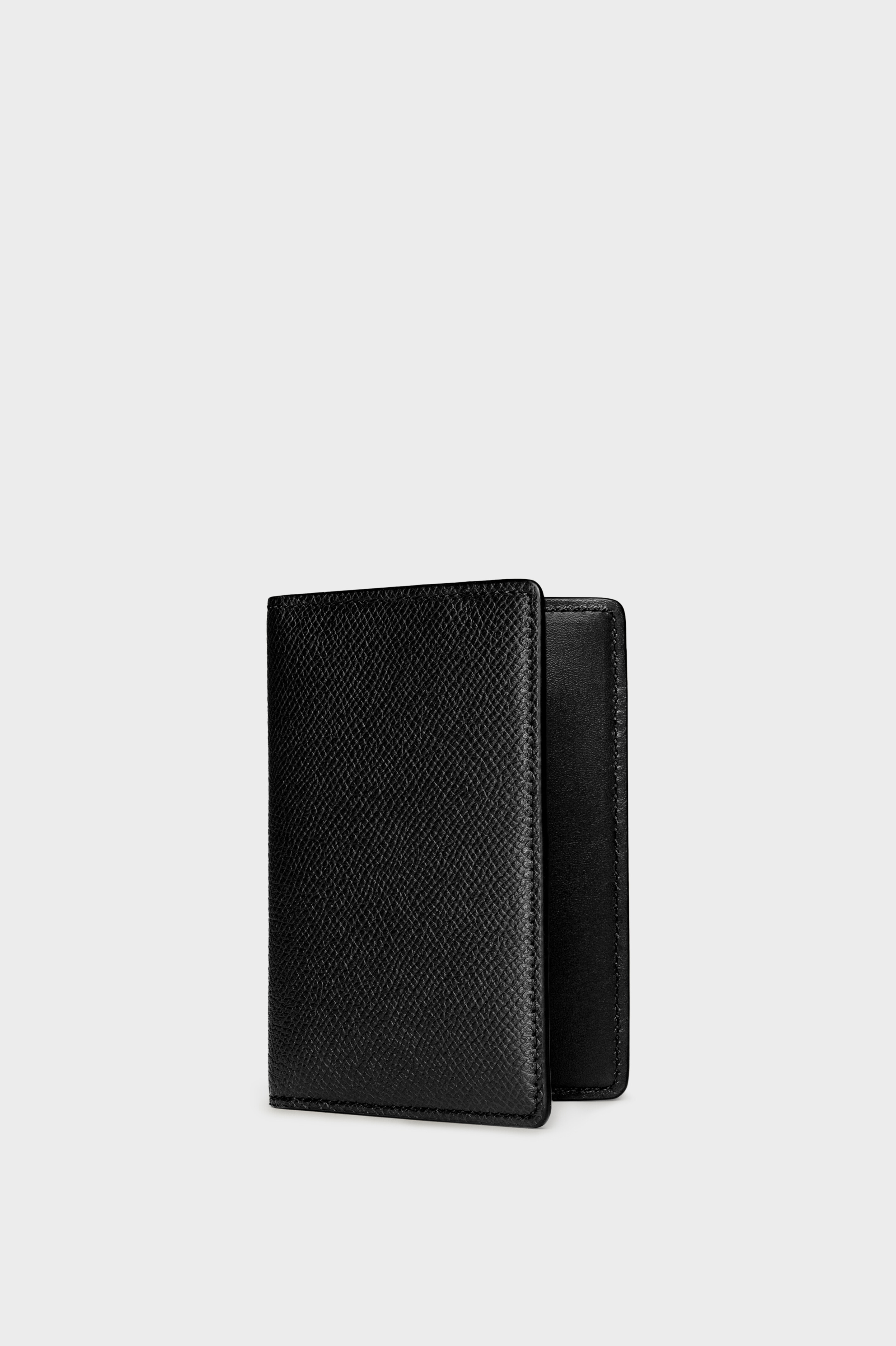 Black Leather Card Holder | Maison Margiela