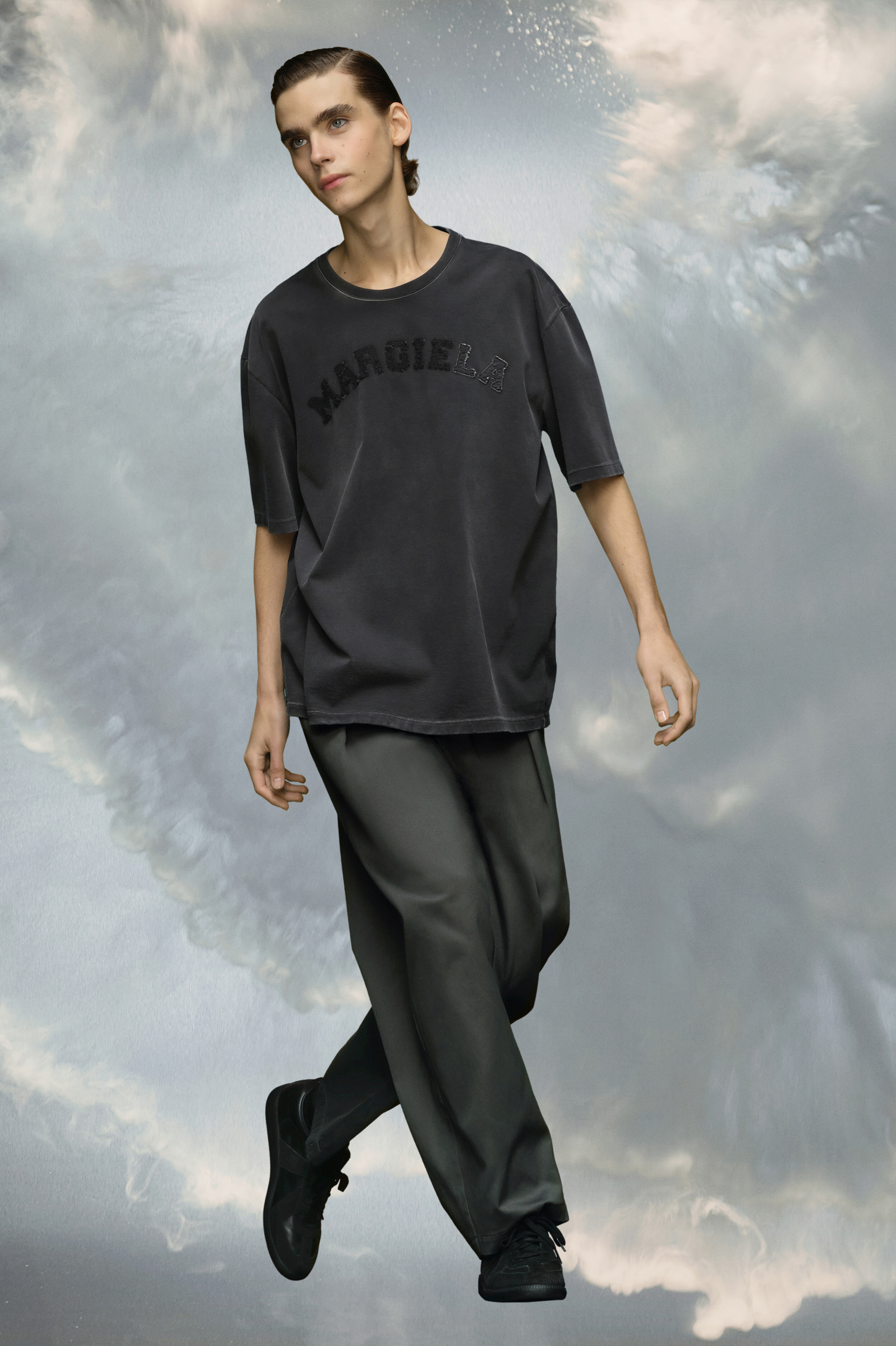 Black Jersey Relaxed Fit T-Shirt | Maison Margiela