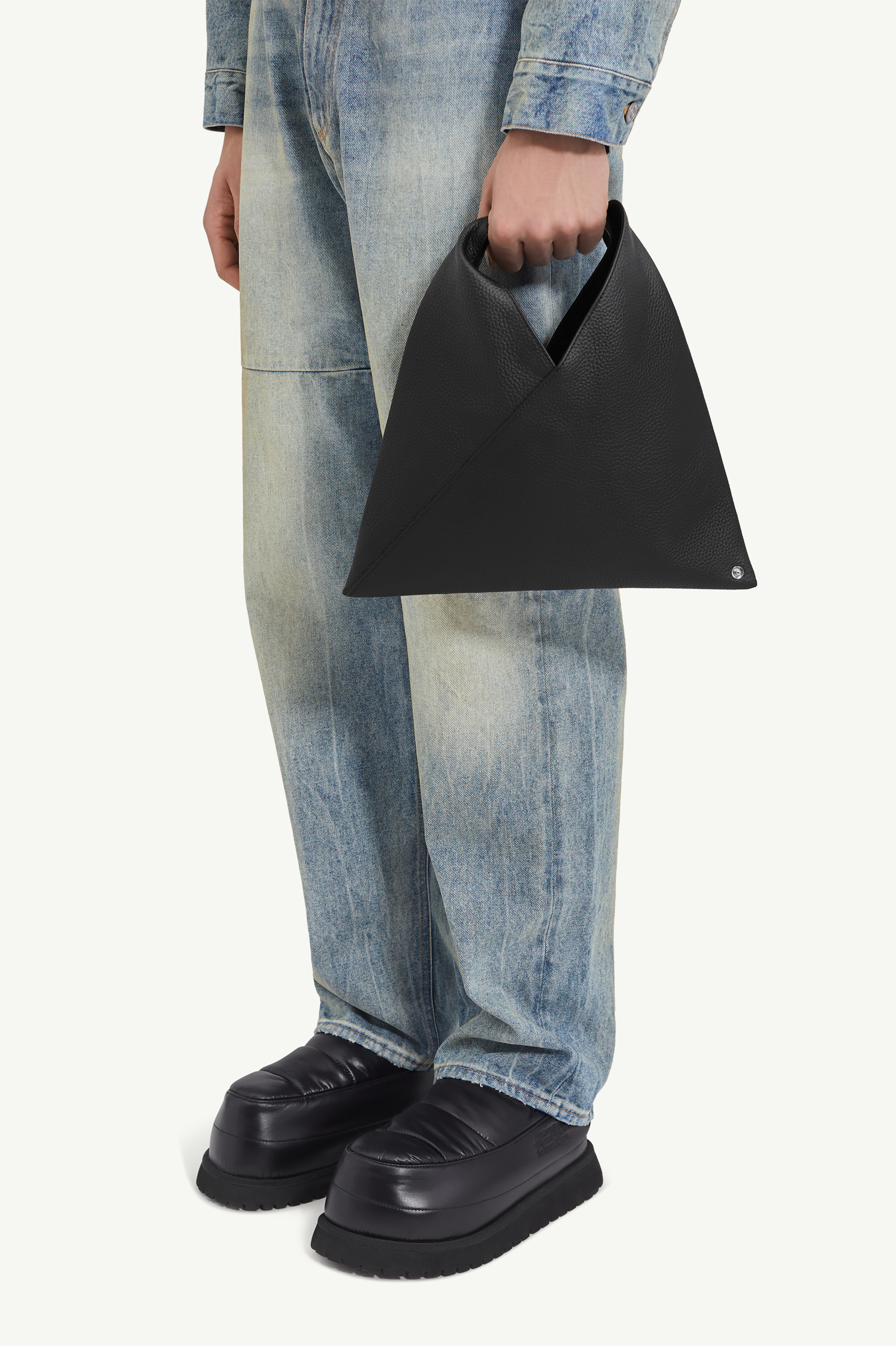 バッグ MM6 JAPANESE BAG CLASSIC MINI MM6 Maison Margiela Mini Classic Japanese Tote Bag | Black
