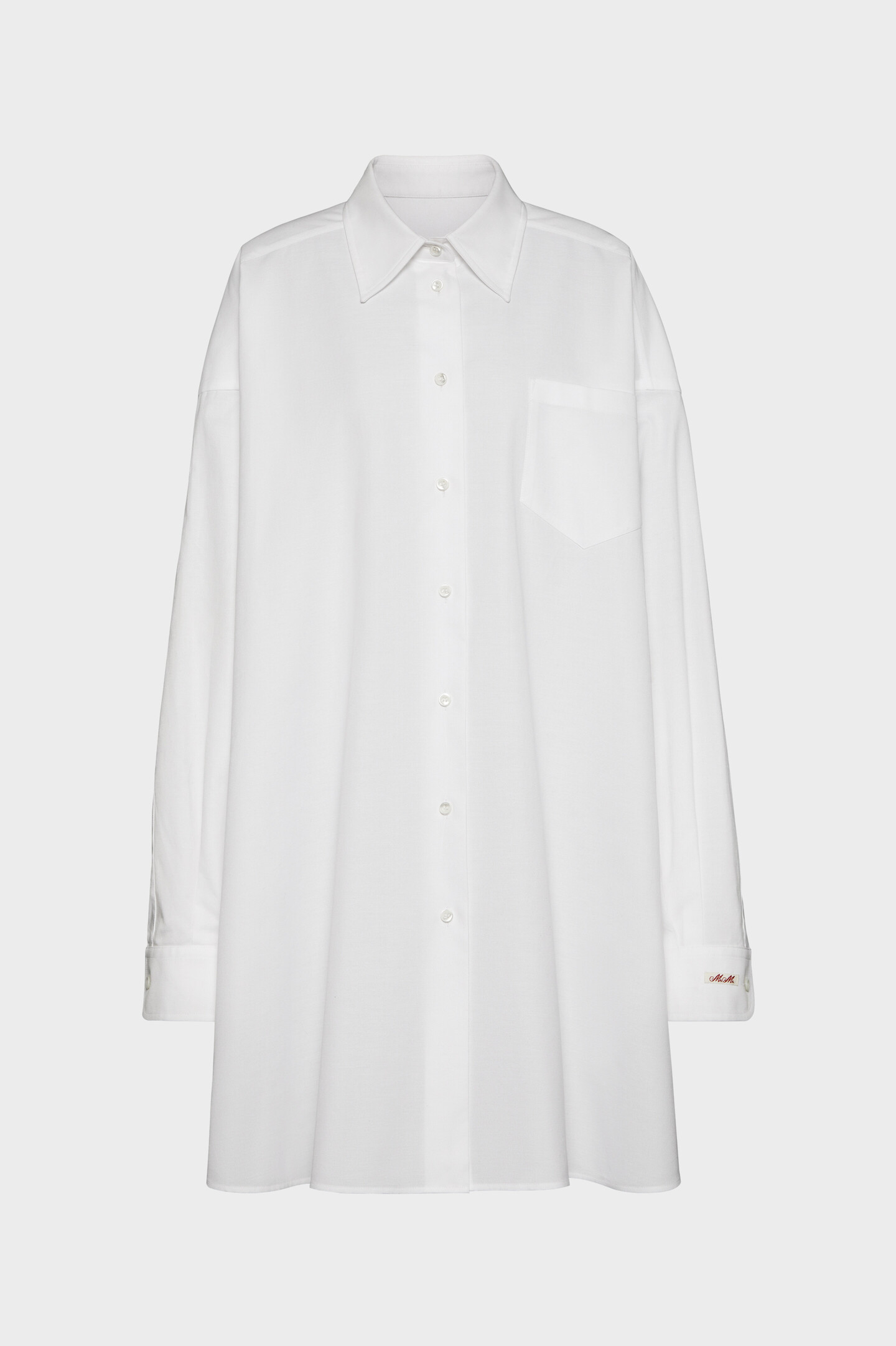 【関税＆送料込み】Maison Margiela White Cotton Dress Shirt Dress | Maison Margiela