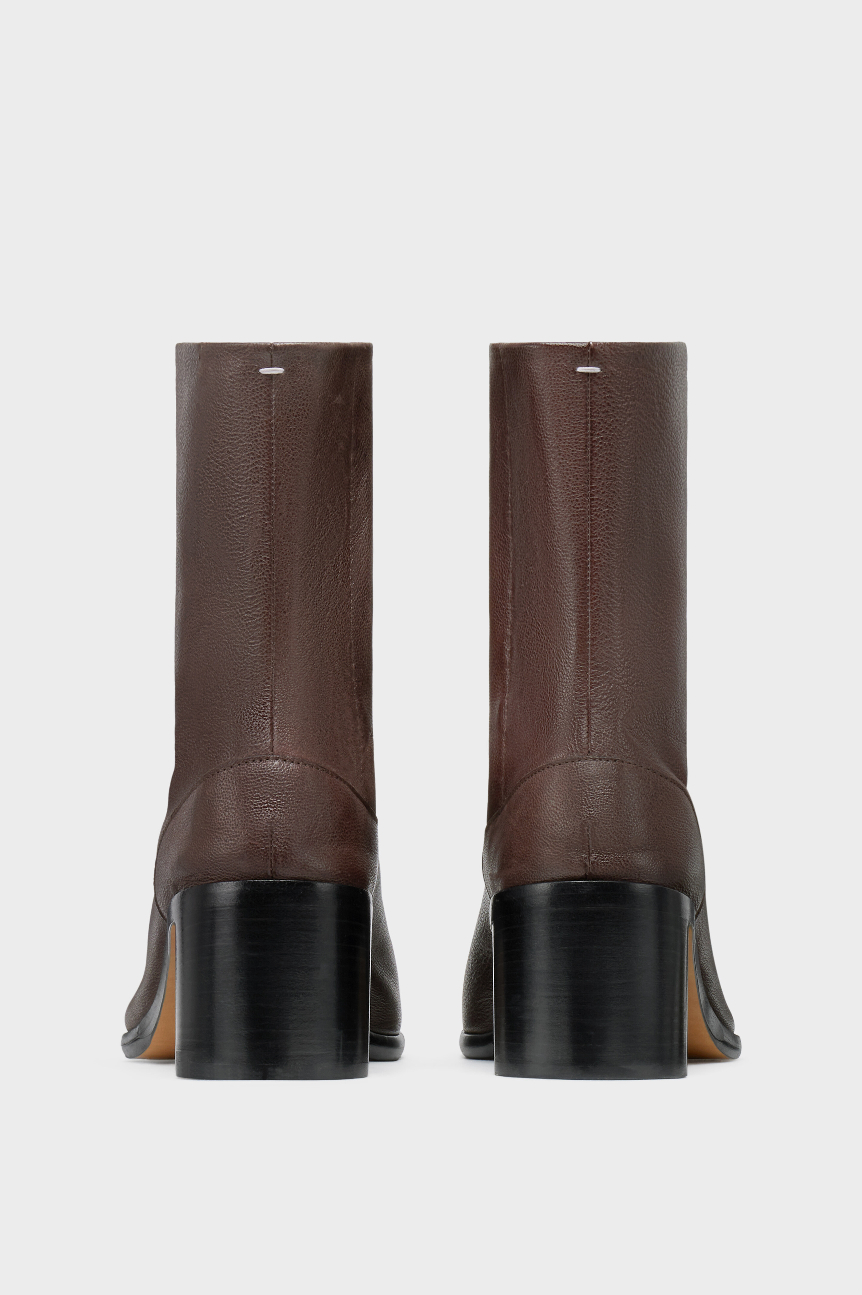 Men's Camel Tabi Ankle Boots | Maison Margiela
