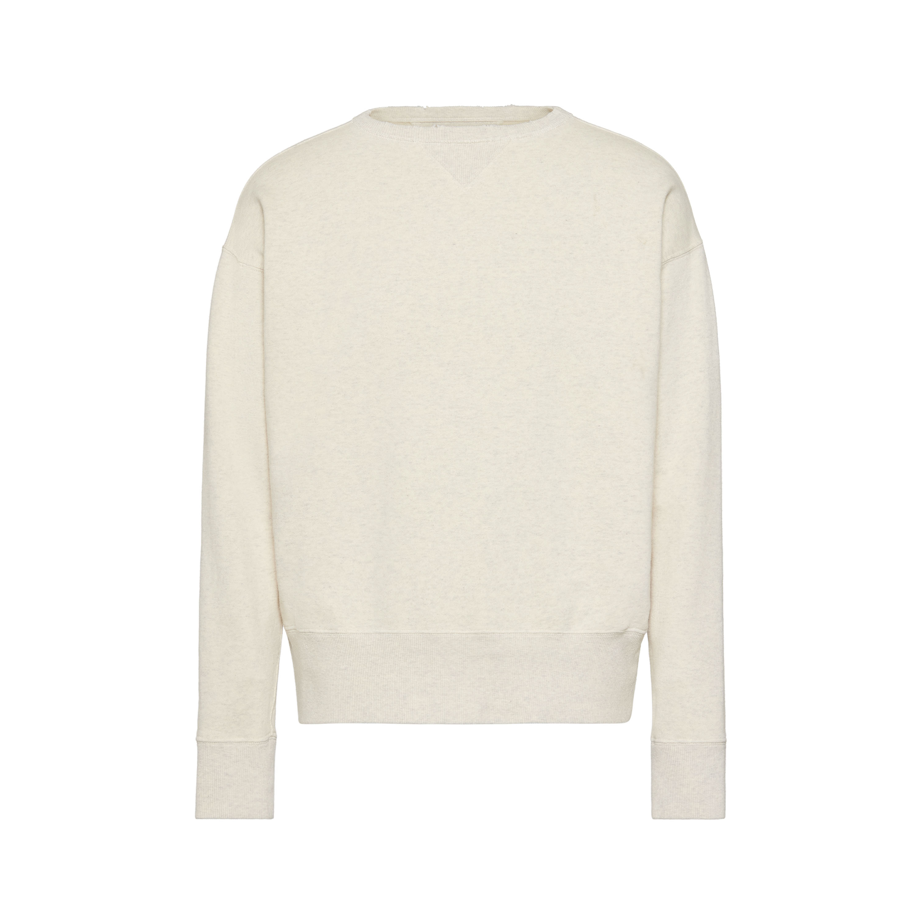 Men's Yellow Cotton Crewneck Sweater | Maison Margiela