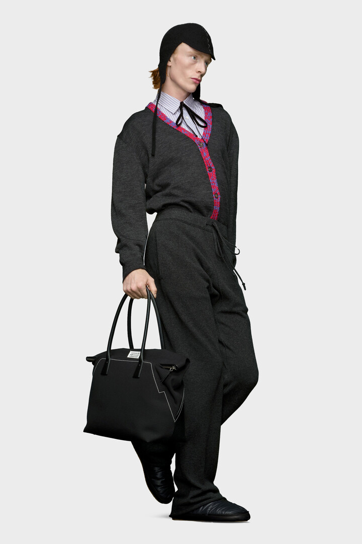 【極美品】Maison Margiela メゾンマルジェラ 5ACラージ トート Black Leather Large 5AC Shopping Bag | Maison Margiela