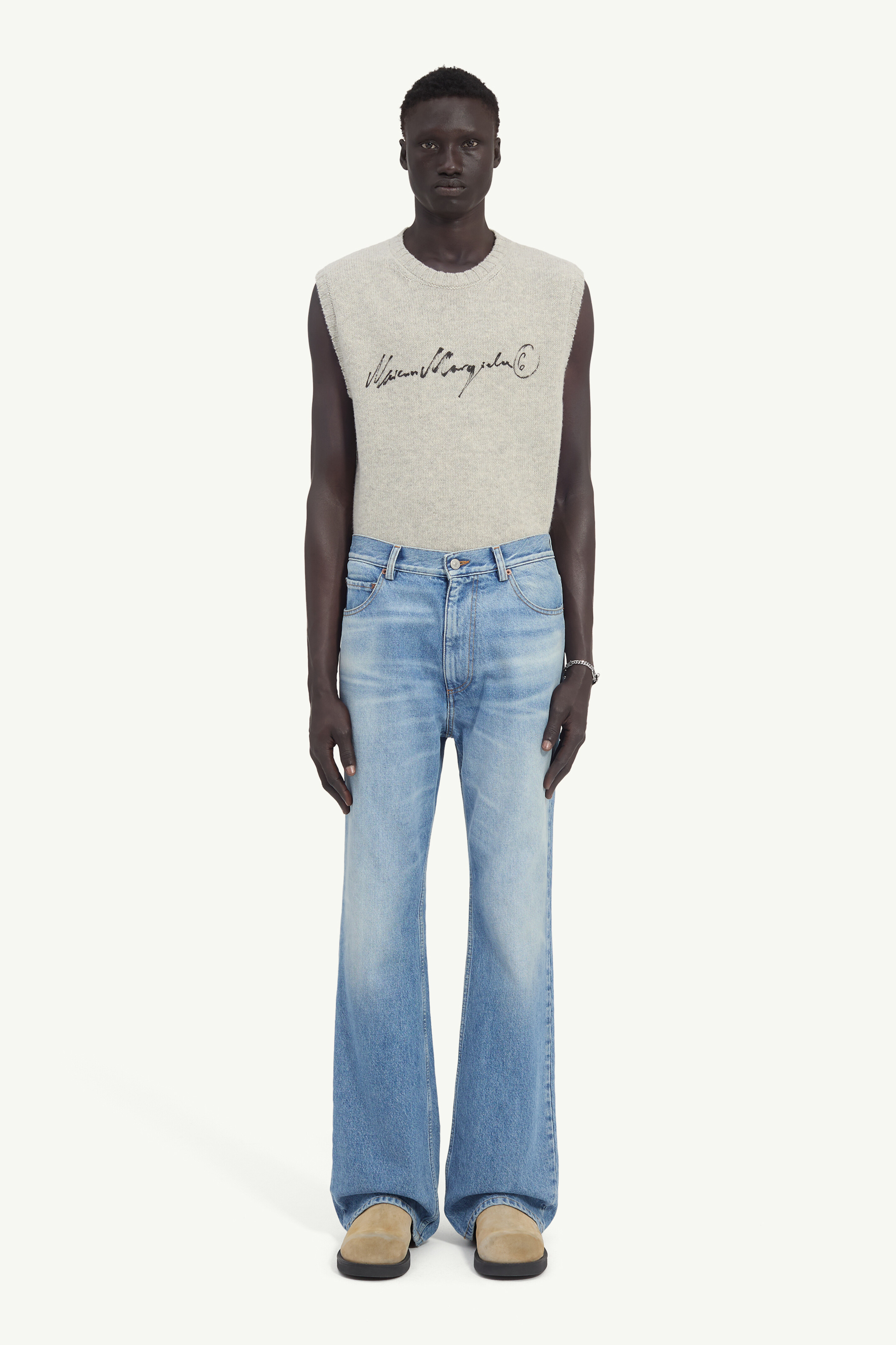 タ*ケ様 【美品】 Maison Margiela 10 伊製 ブーツカットデニ ブーツカットジーンズ