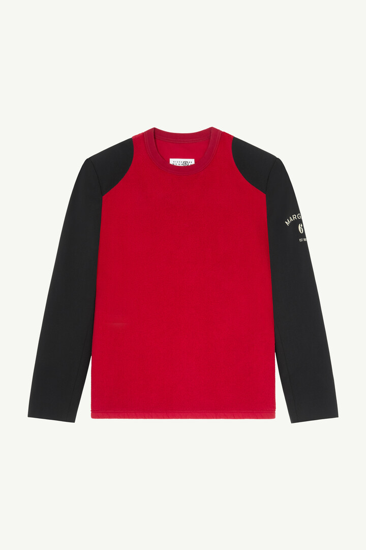 Red Long-Sleeve Top | MM6 Official