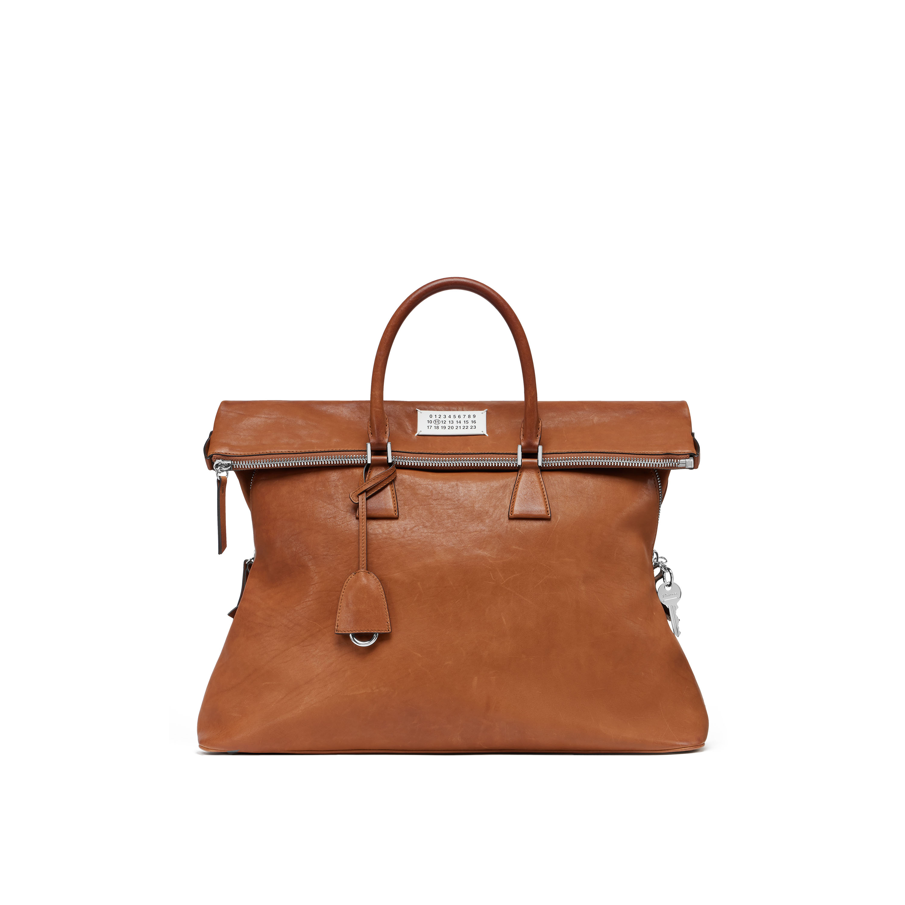 Brown Leather 5AC Crossbody Bag Loved To Death XL