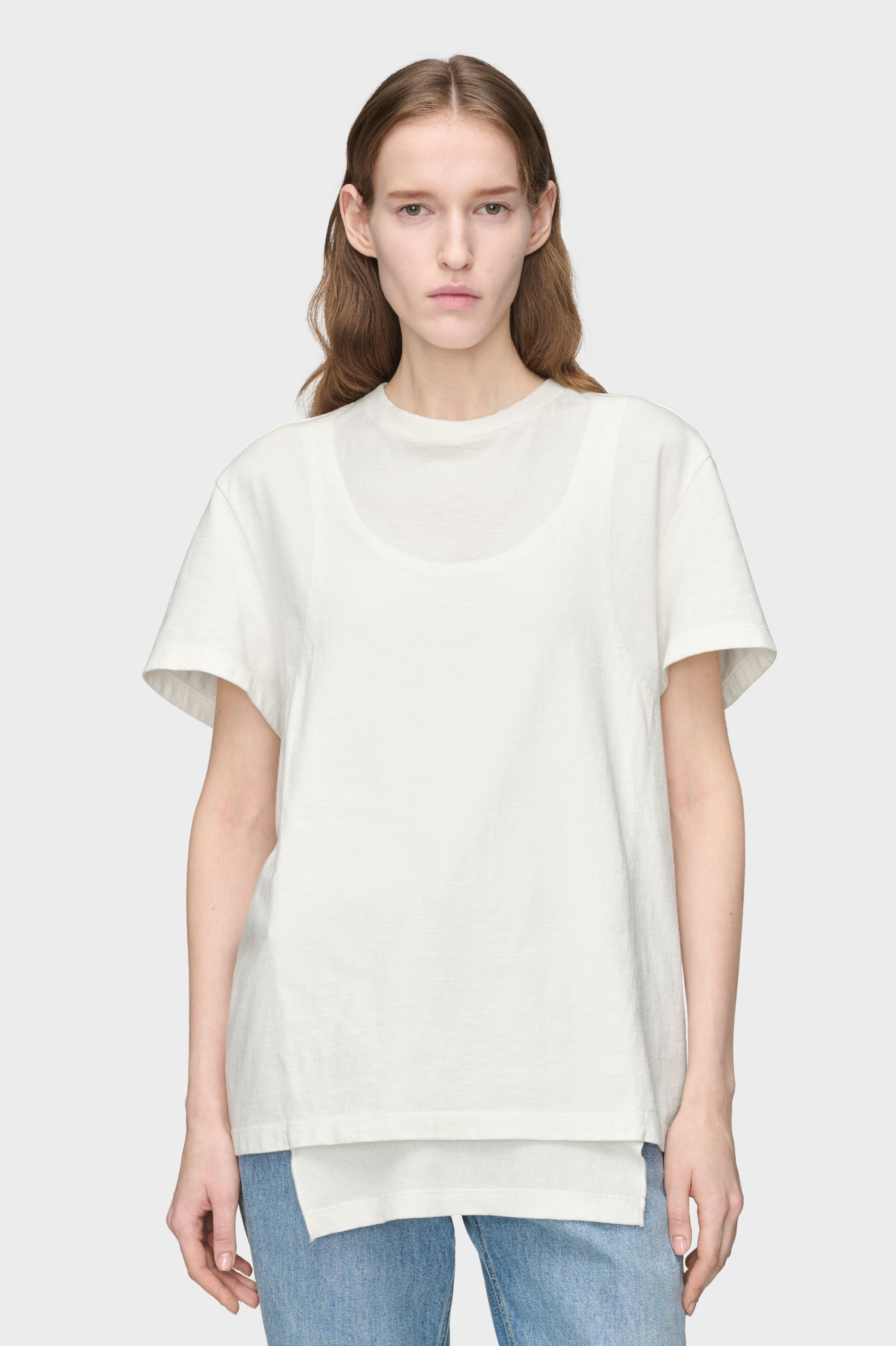 Maison Martin Margiela ジェンダーレスリング DOUBLE LAYERED T-SHIRT | Maison Margiela
