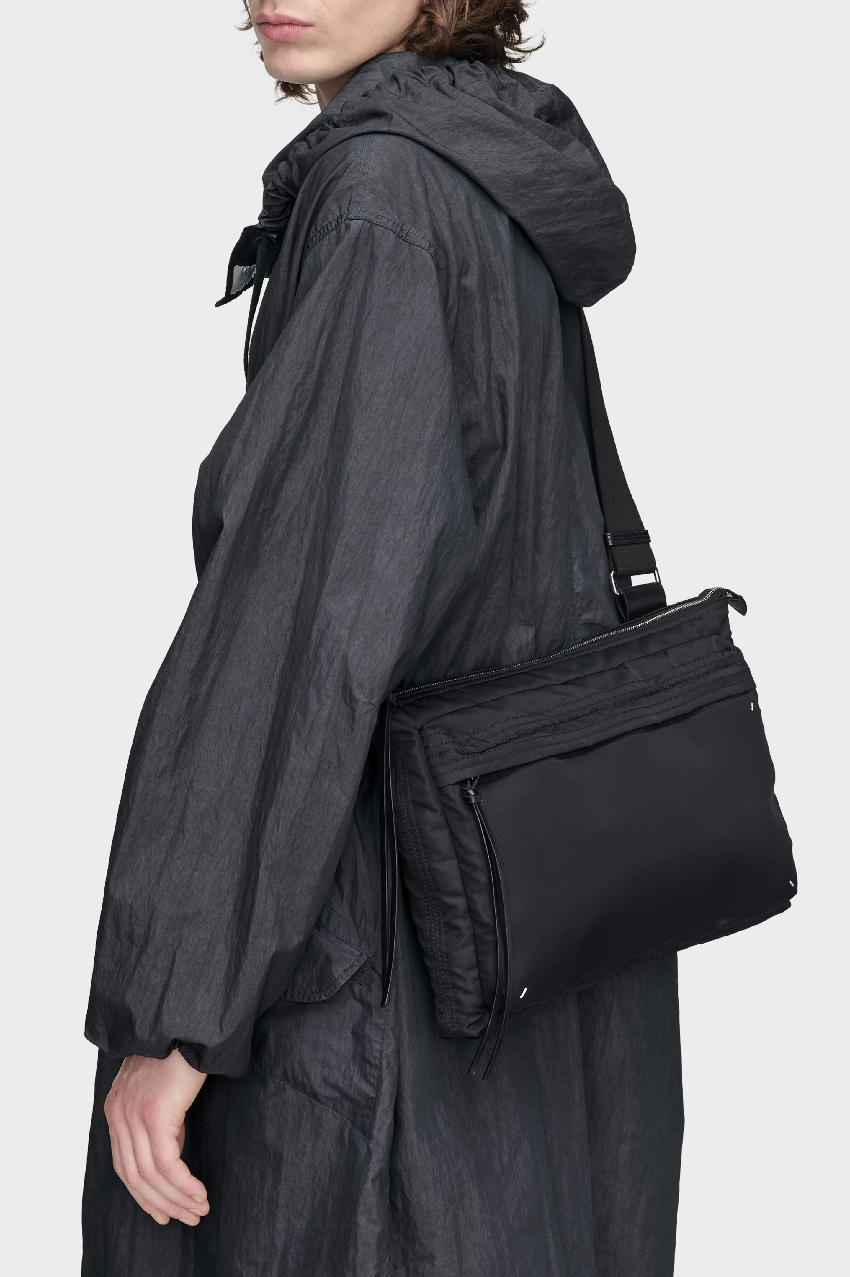 Black Zip Computer Bag East West | Maison Margiela Official