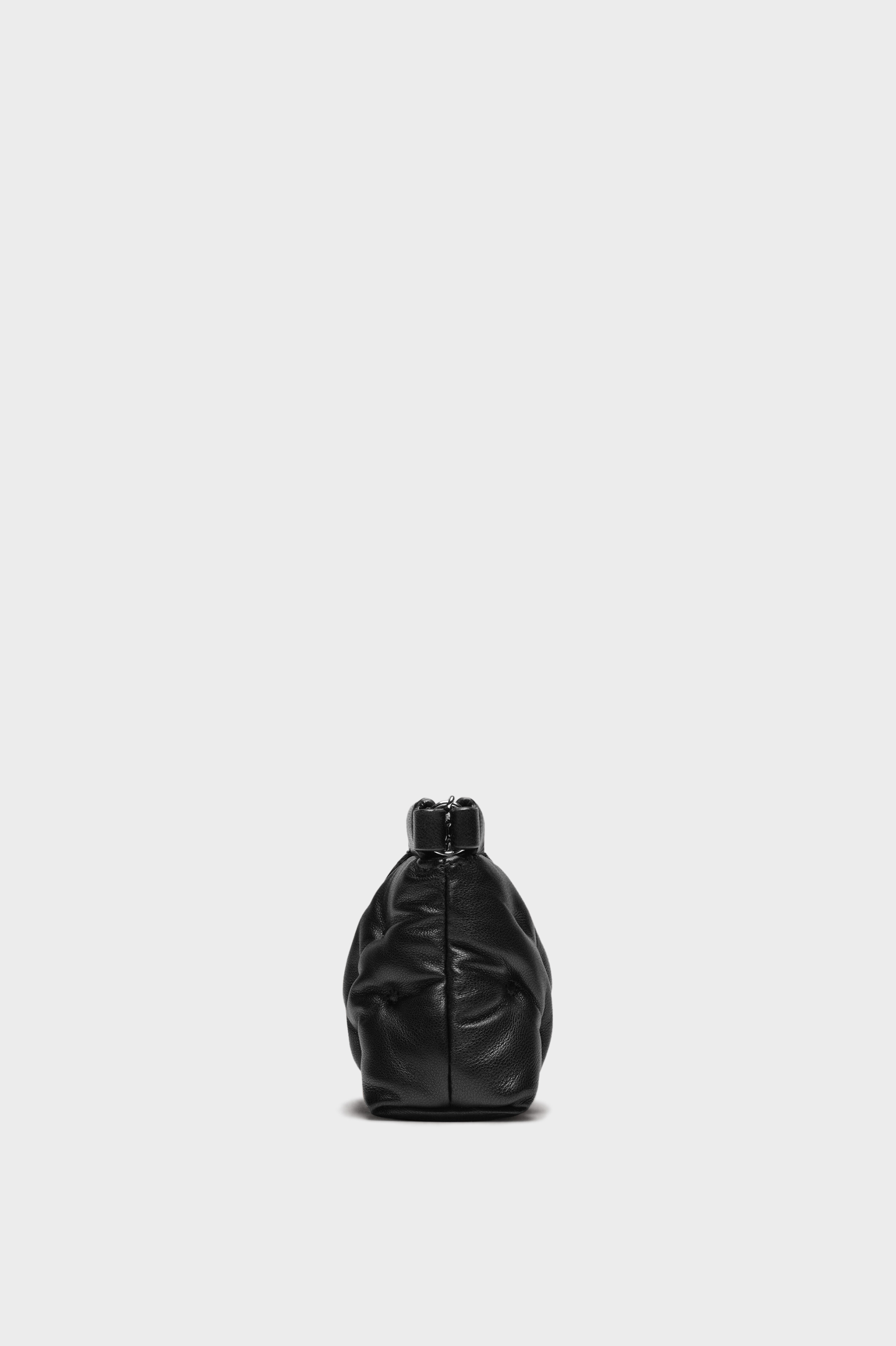 Black Leather Glam Slam Bag Classique Baby | Maison Margiela Black Leather Glam Slam Bag Classique Baby | Maison Margiela