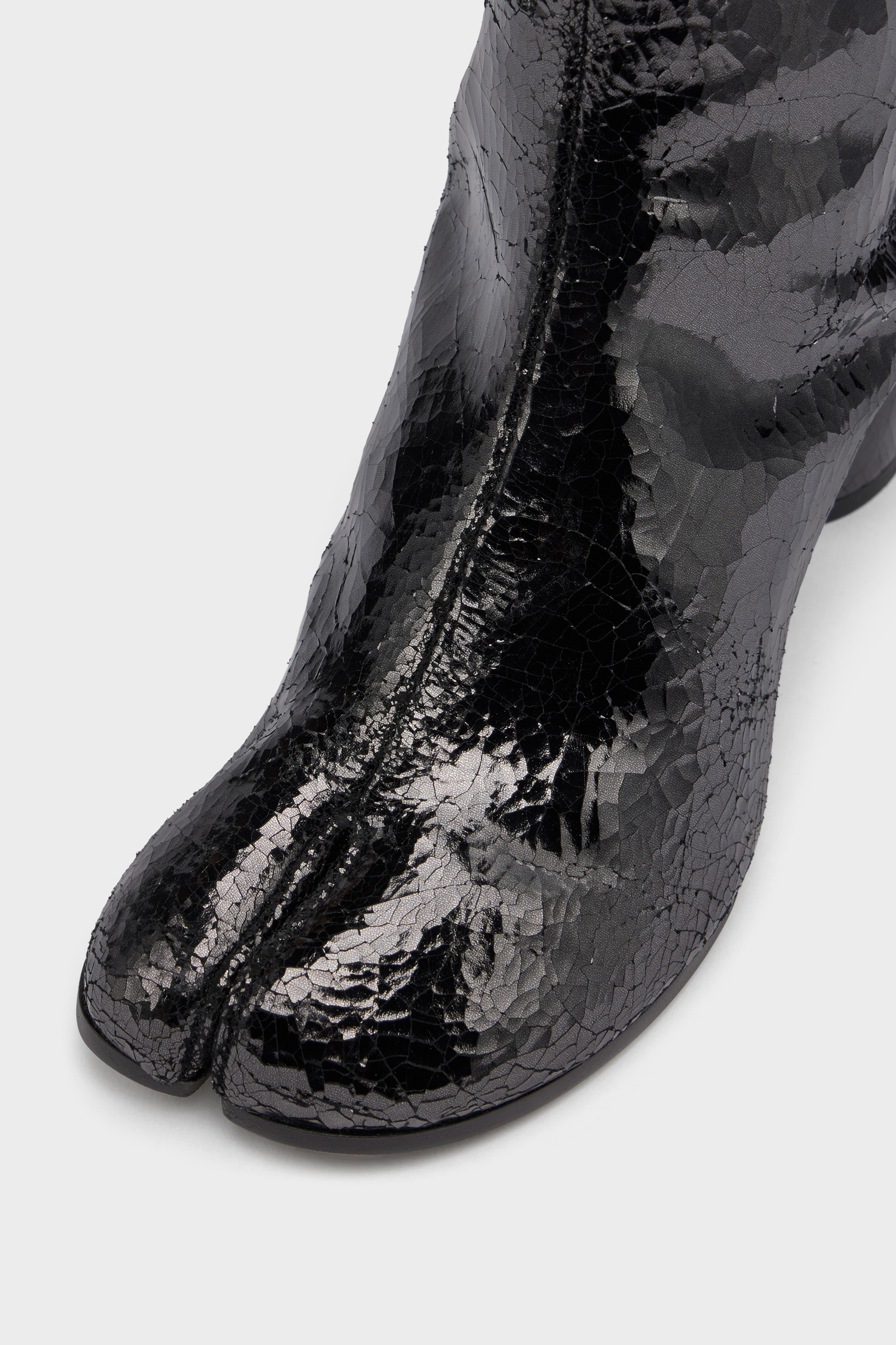 Tabi Mirror Block Heel Boots | Maison Margiela