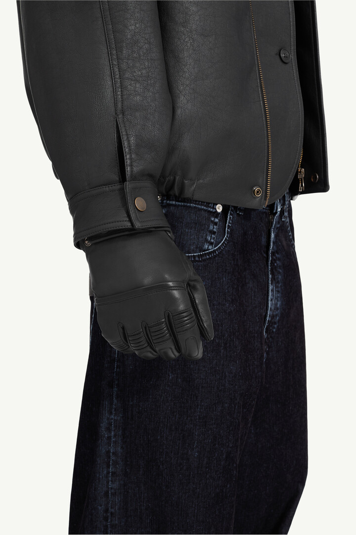 Men's MM6 x Agnelle Leather Gloves | MM6