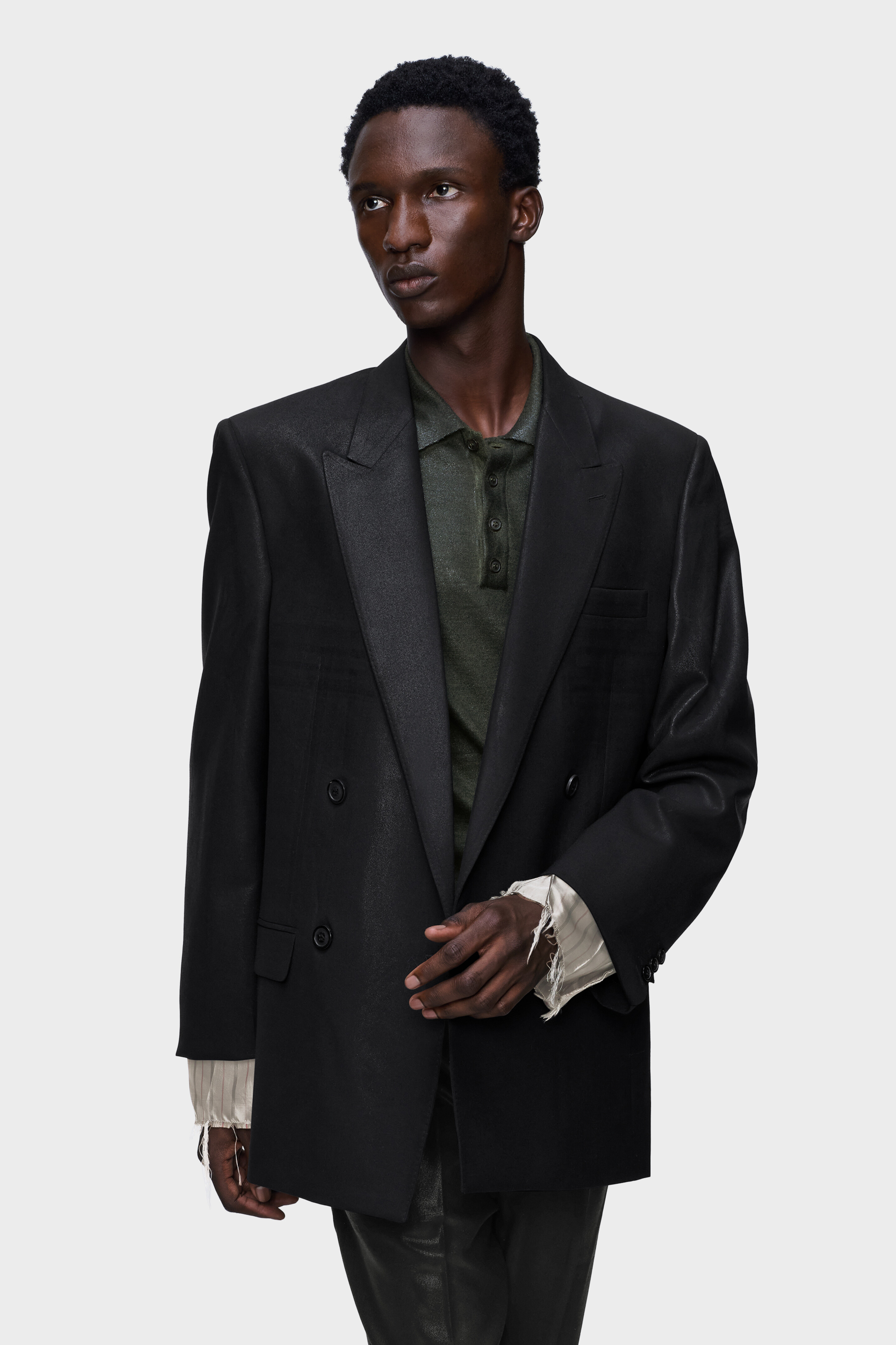 23ss maison margiela ウールブレザー　38 フォイル ウールブレザー