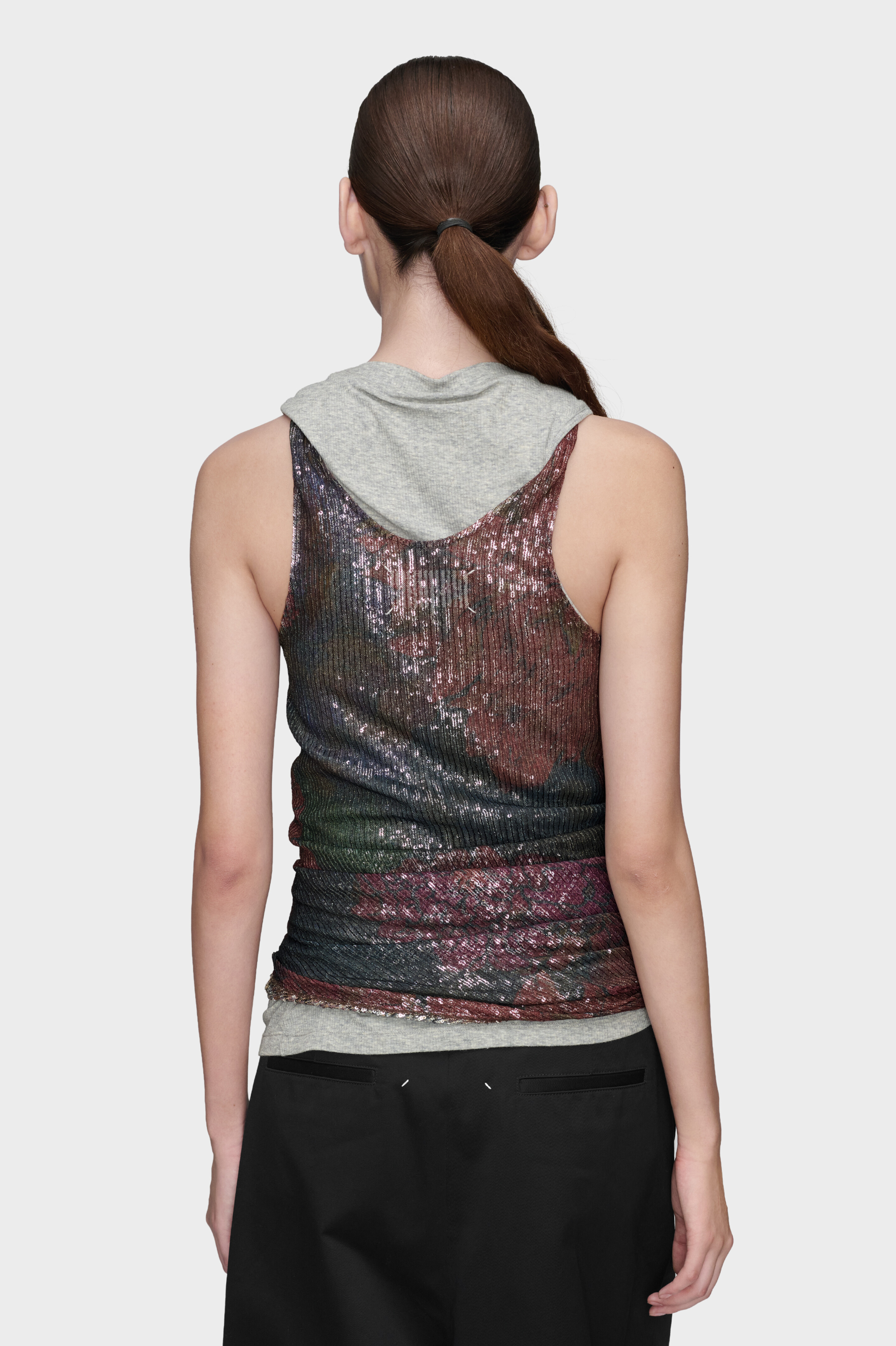Mist Printed Draped Top | Maison Margiela Official
