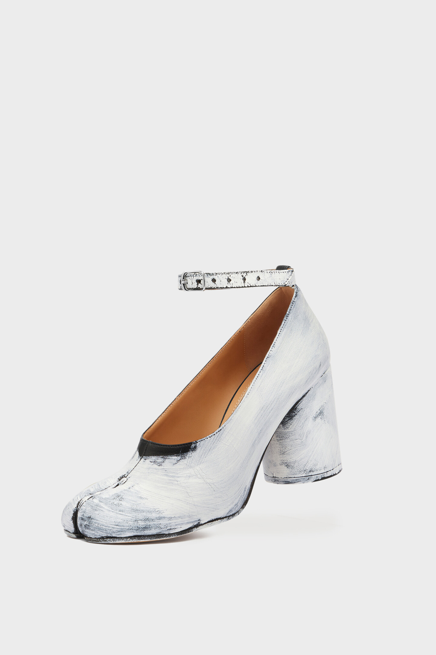 Maison Margiela TABI 3cmヒール　24cm Tabi Bianchetto Heels Black | Maison Margiela