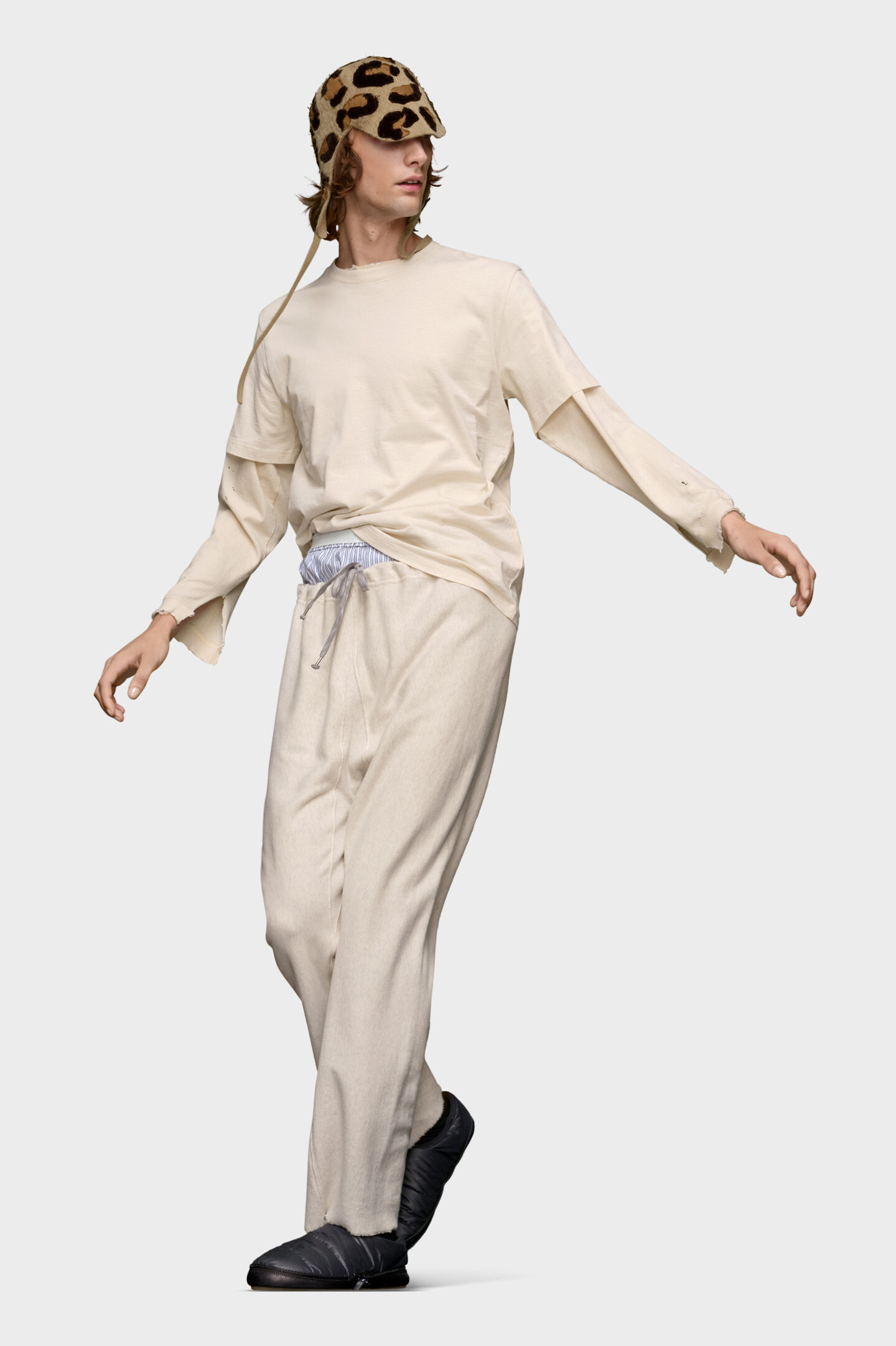 3-Pack Cream Organic Jersey T-Shirts | Maison Margiela