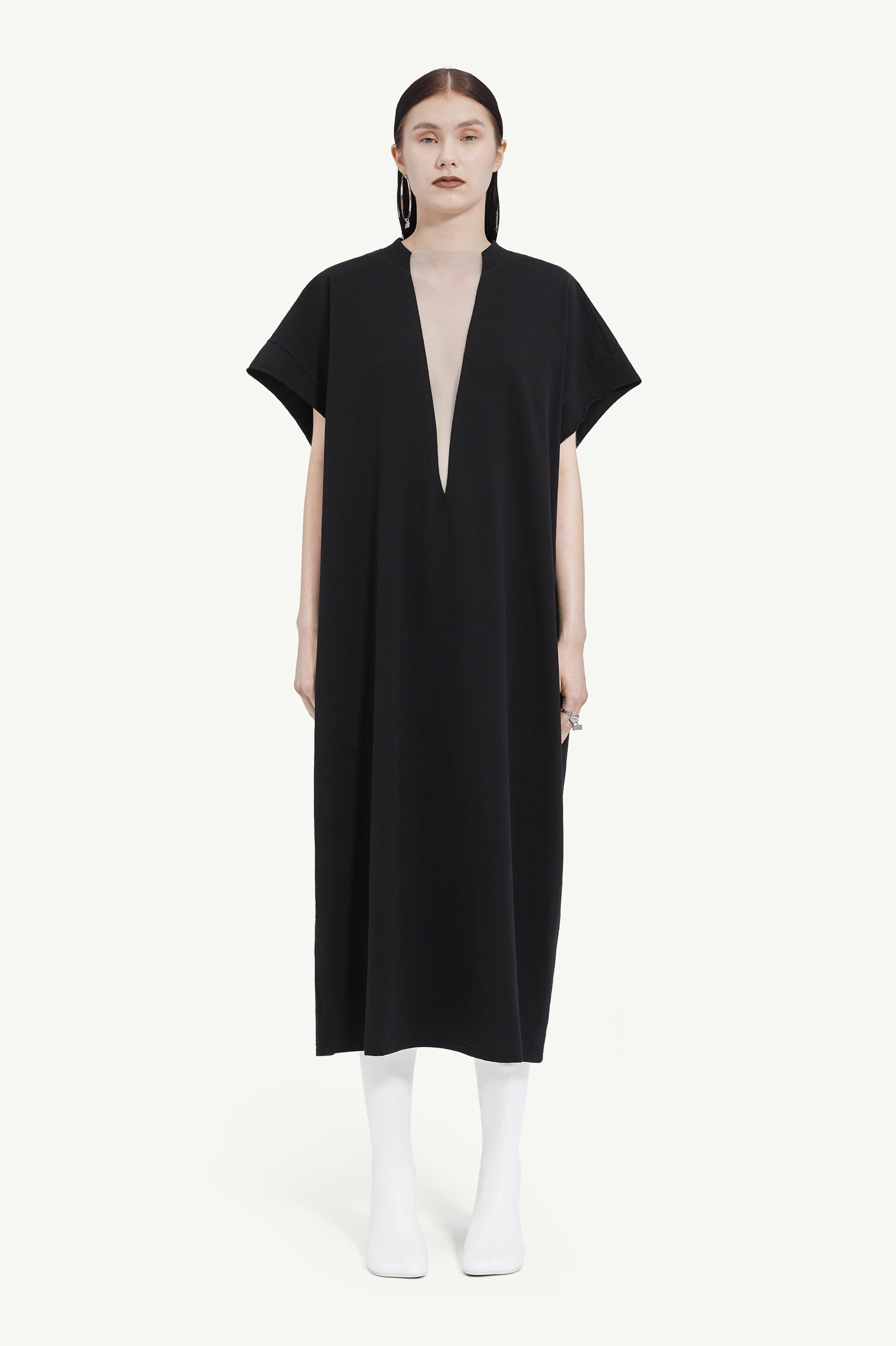 V-neck dress