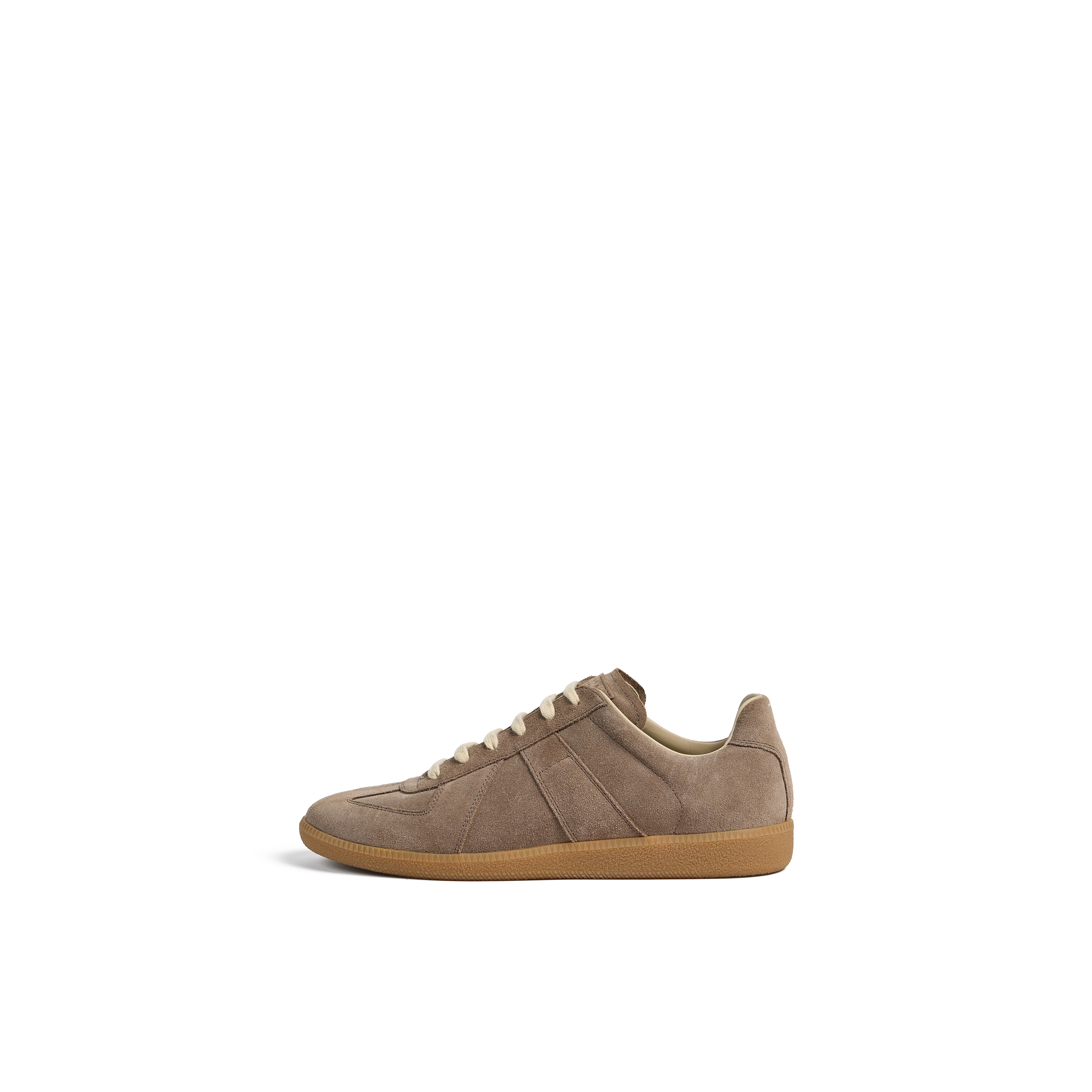 Maison MargielaのReplicaスニーカー　 ベージュ Taupe Replica Sneakers Suede | Maison Margiela Official
