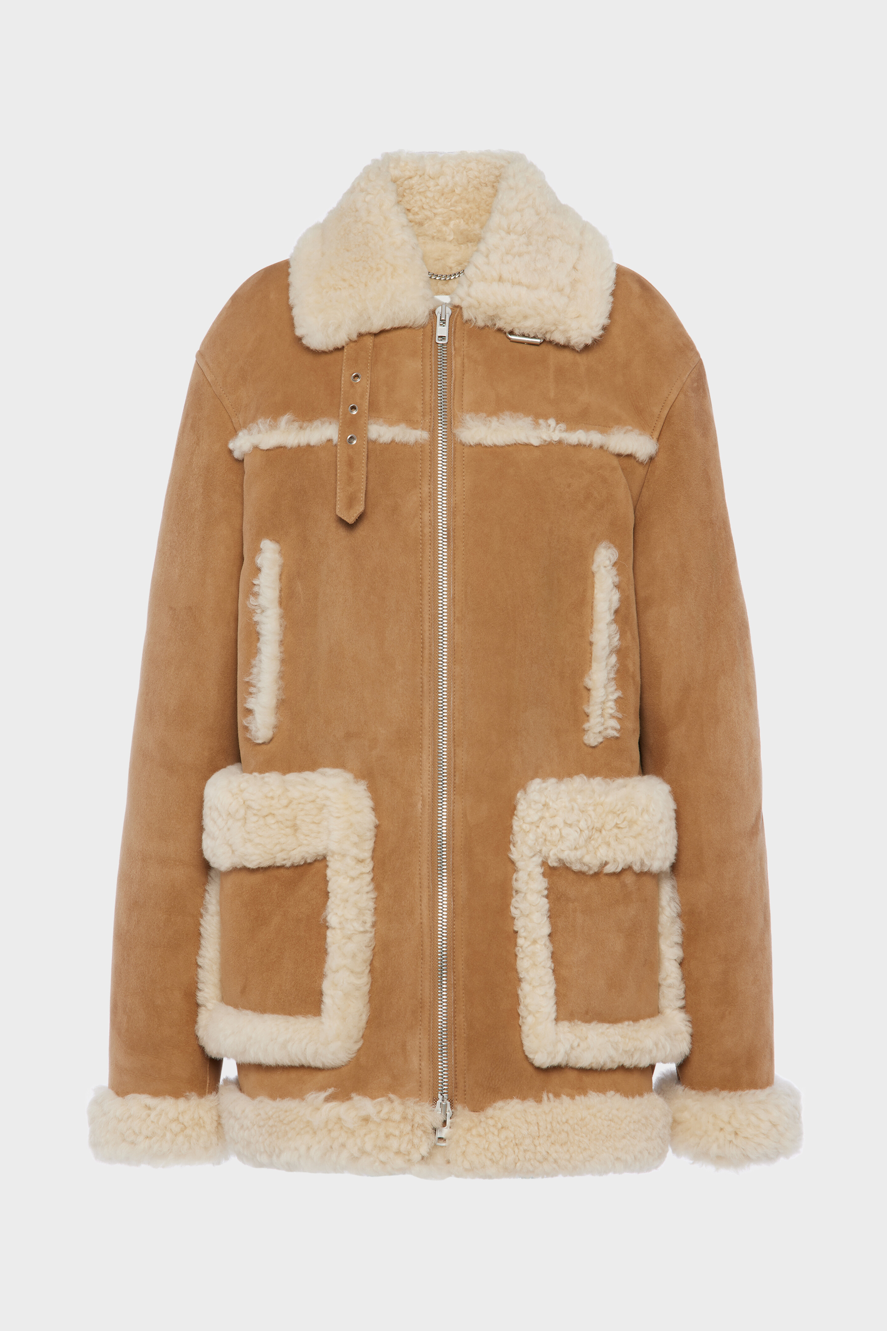 Shearling caban