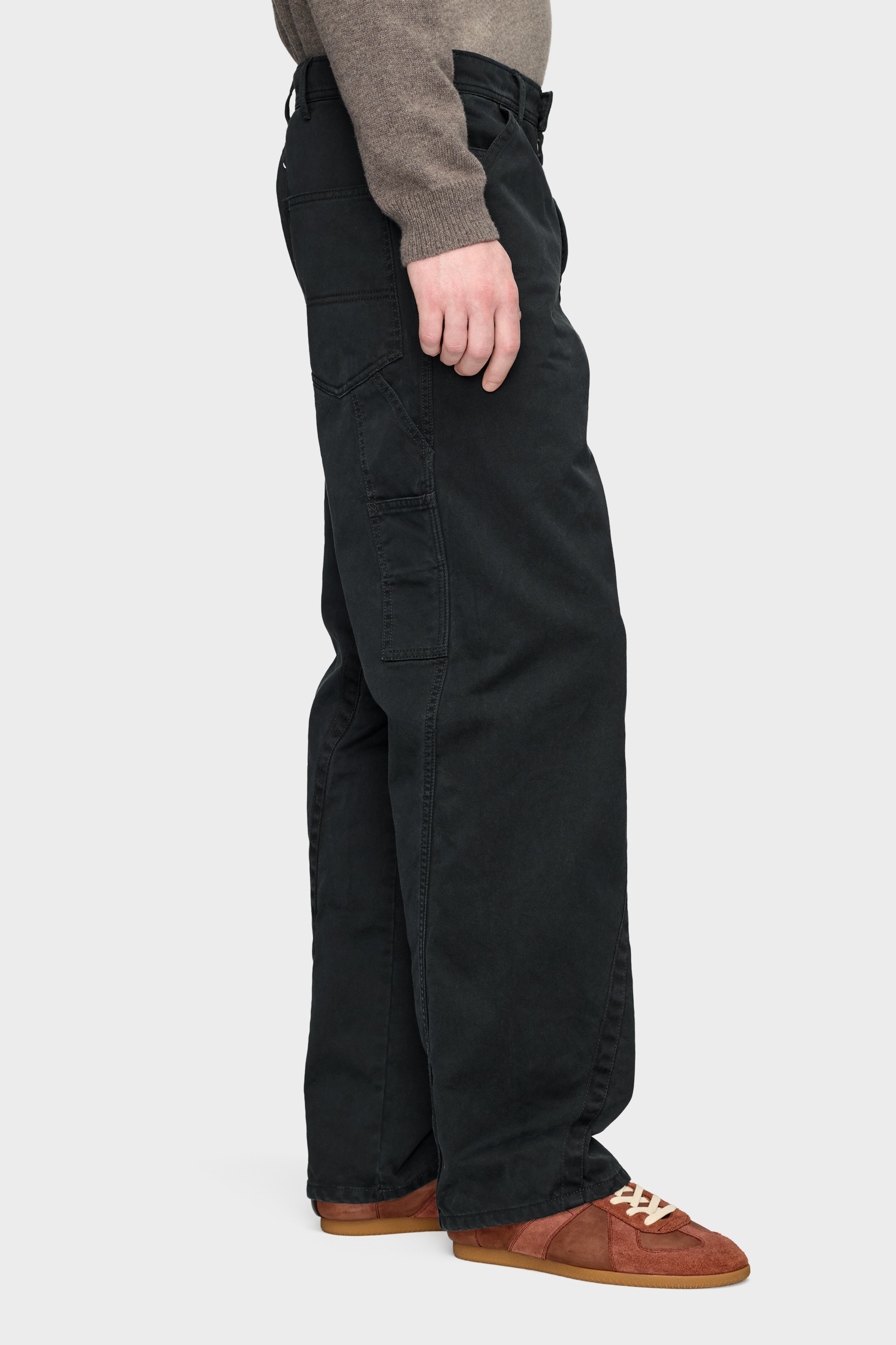 Black Cotton Trousers | Maison Margiela Official