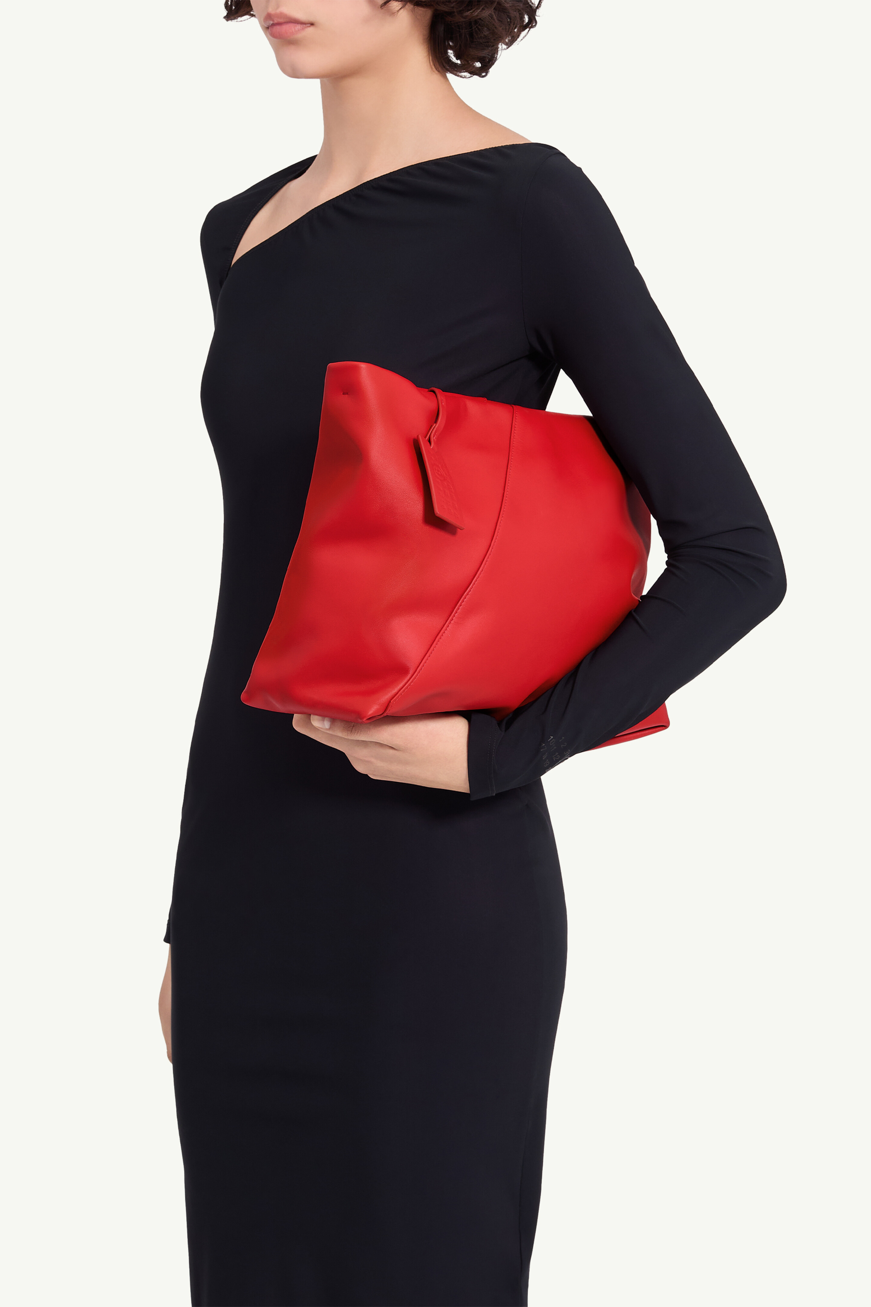 Red Japanese pochette bag | MM6 Official