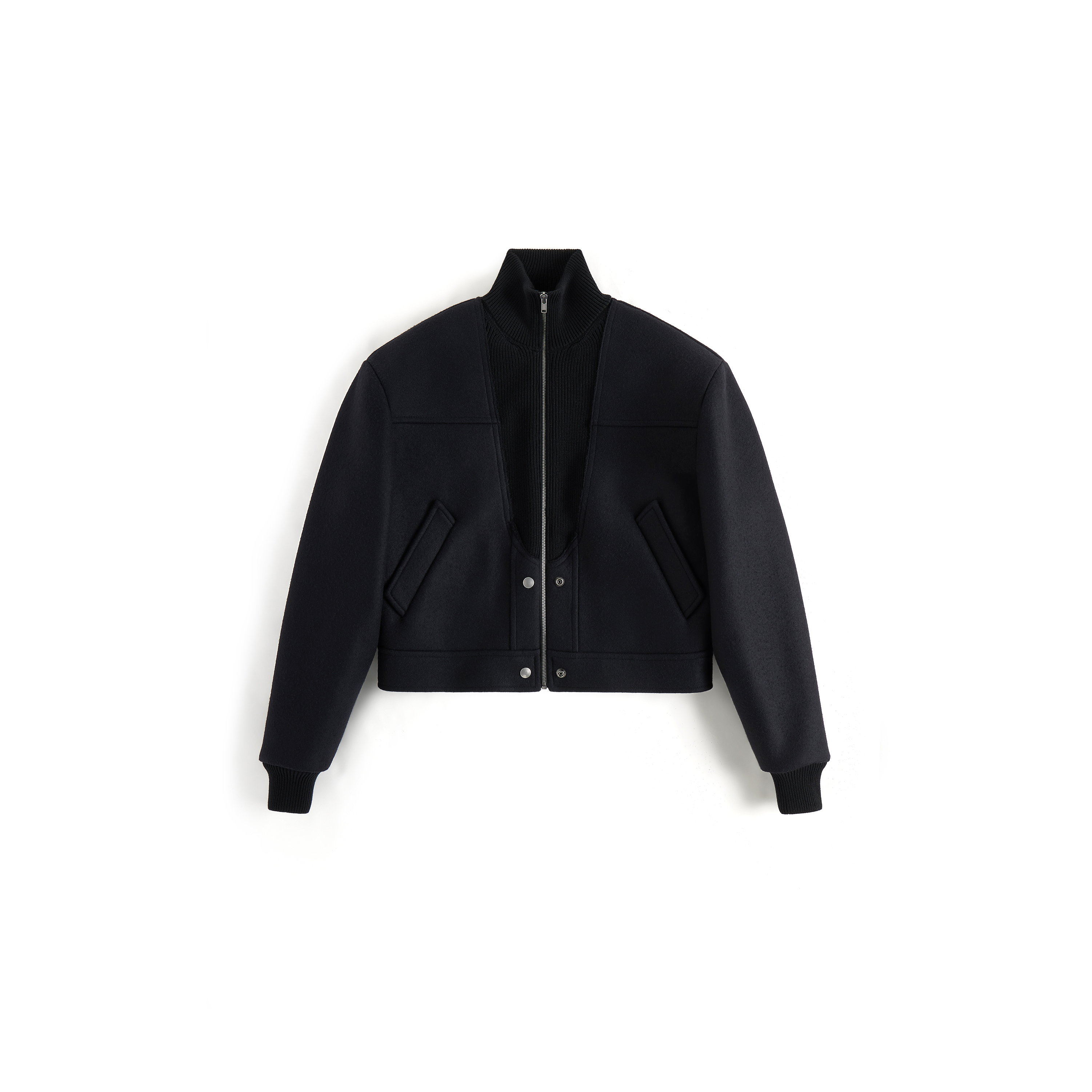 Black Virgin Wool Bomber Jacket | Maison Margiela Official