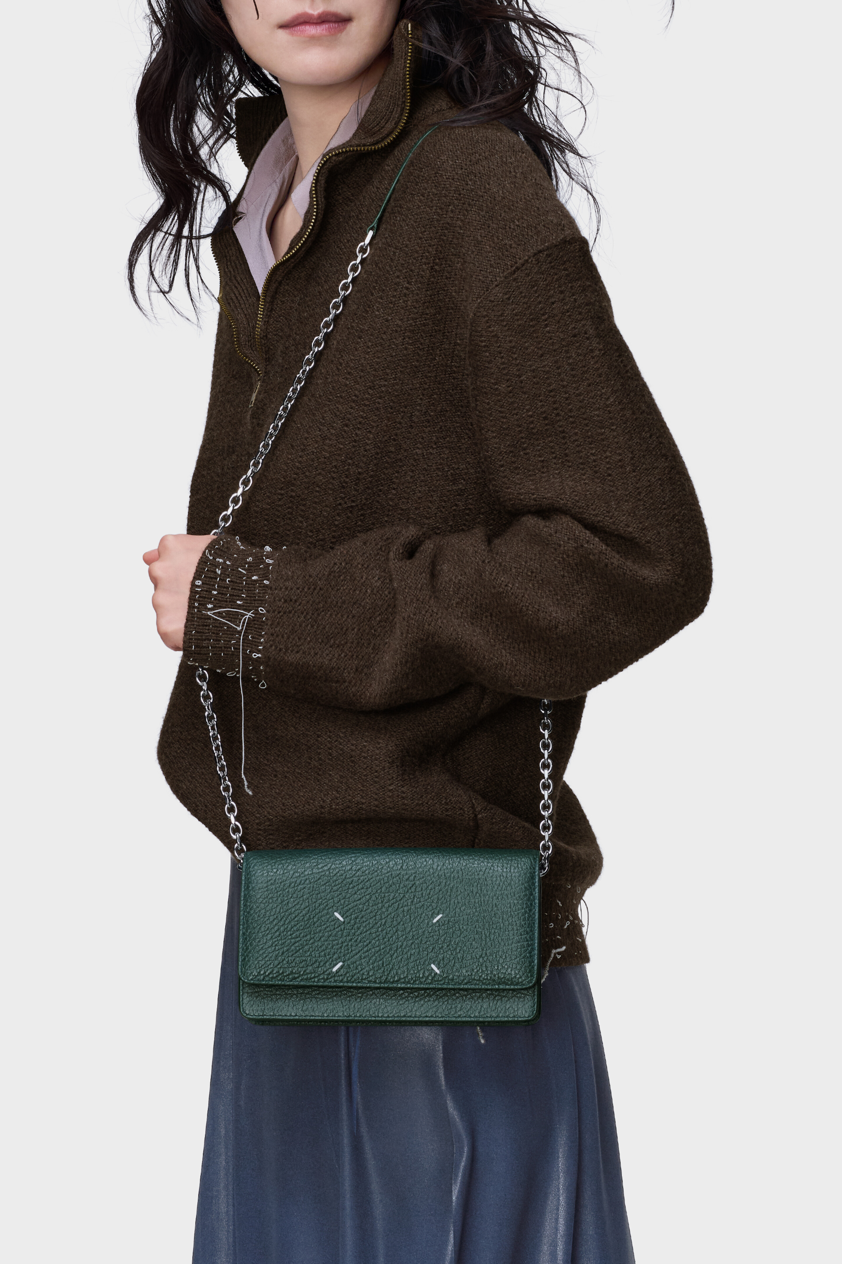 レディース 4ステッチ チェーンウォレット｜Maison Margiela