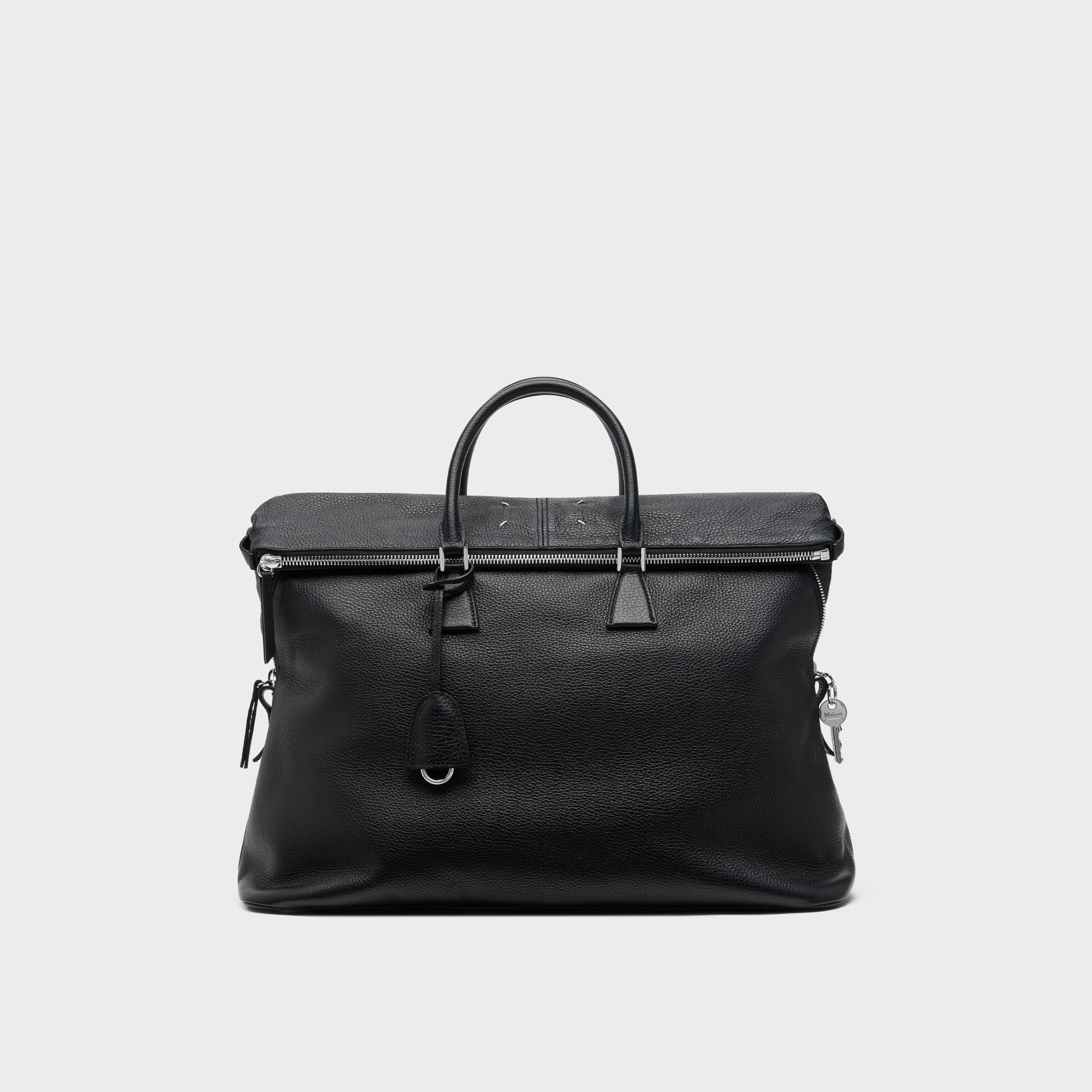 maisonmargiela 5AC XLサイズ ブラック Maison Margiela（メゾン マルジェラ）5AC XL エンボスカーフスキン