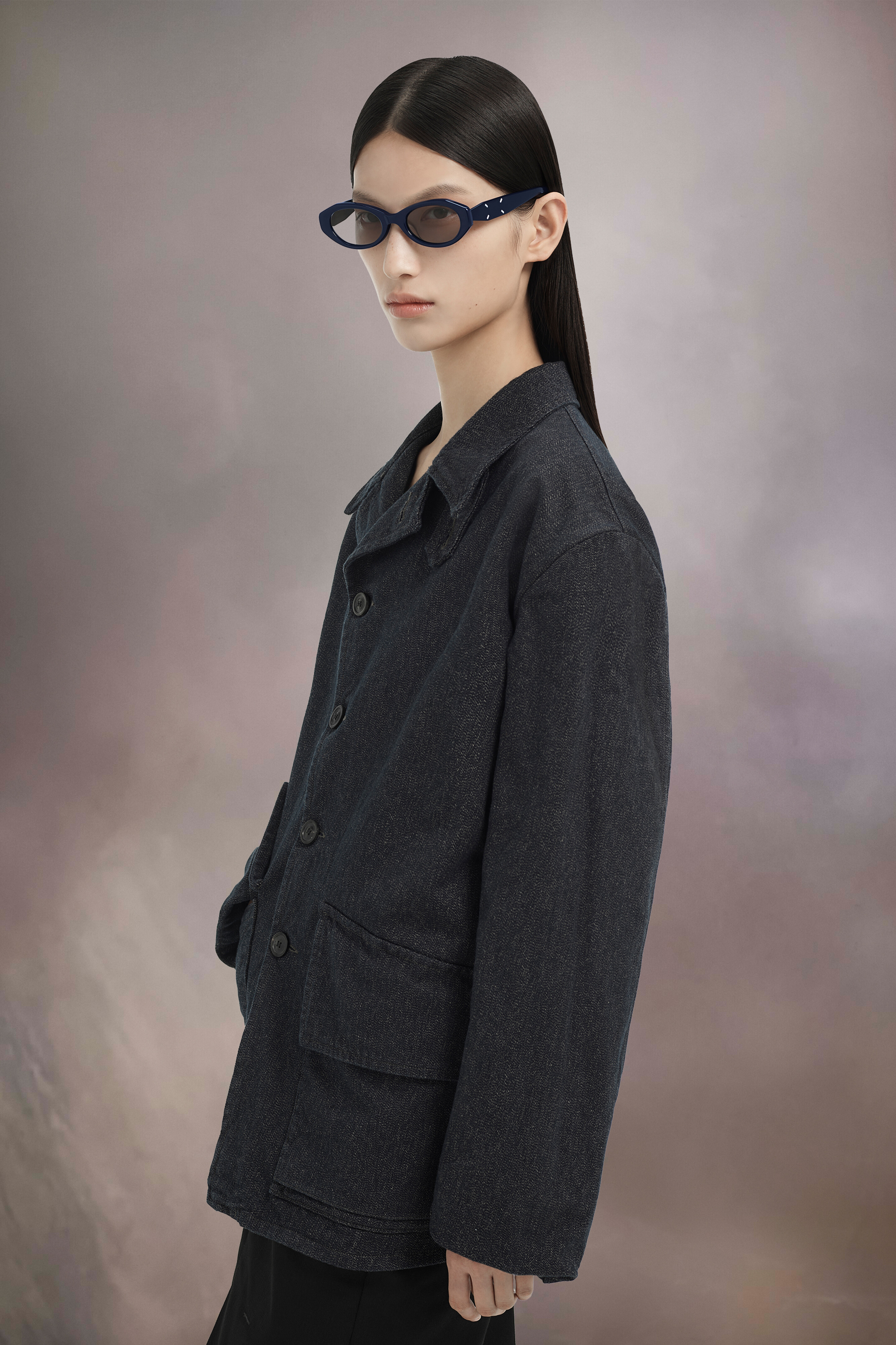 Navy Blue Sunglasses | Maison Margiela x Gentle Monster​