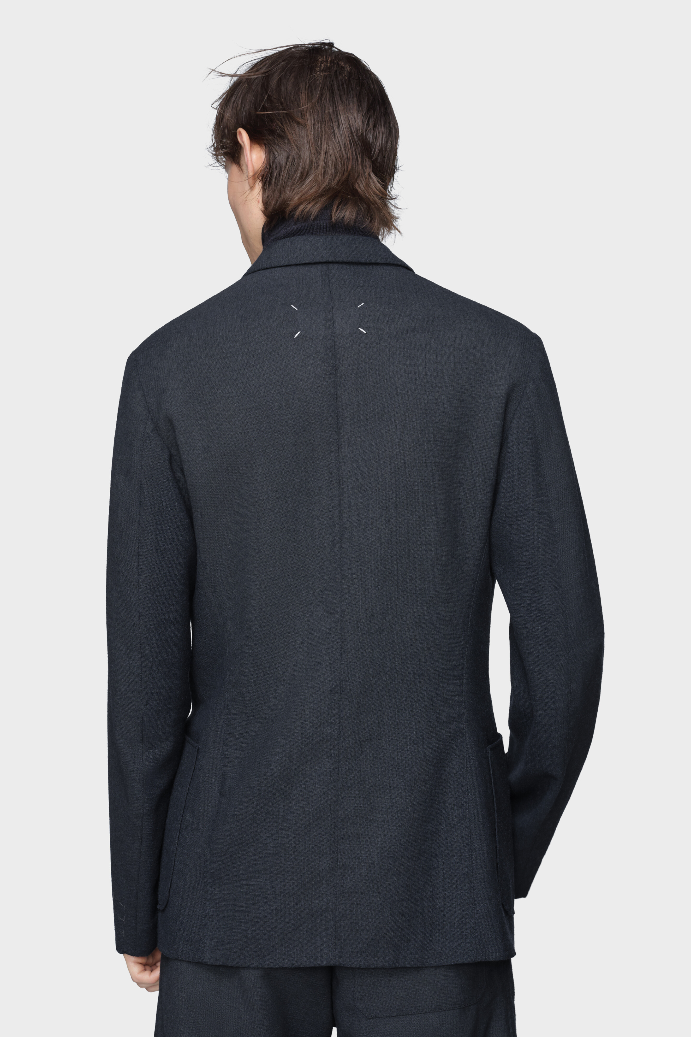23ss maison margiela ウールブレザー　38 Men's Blue Wool Blazer | Maison Margiela
