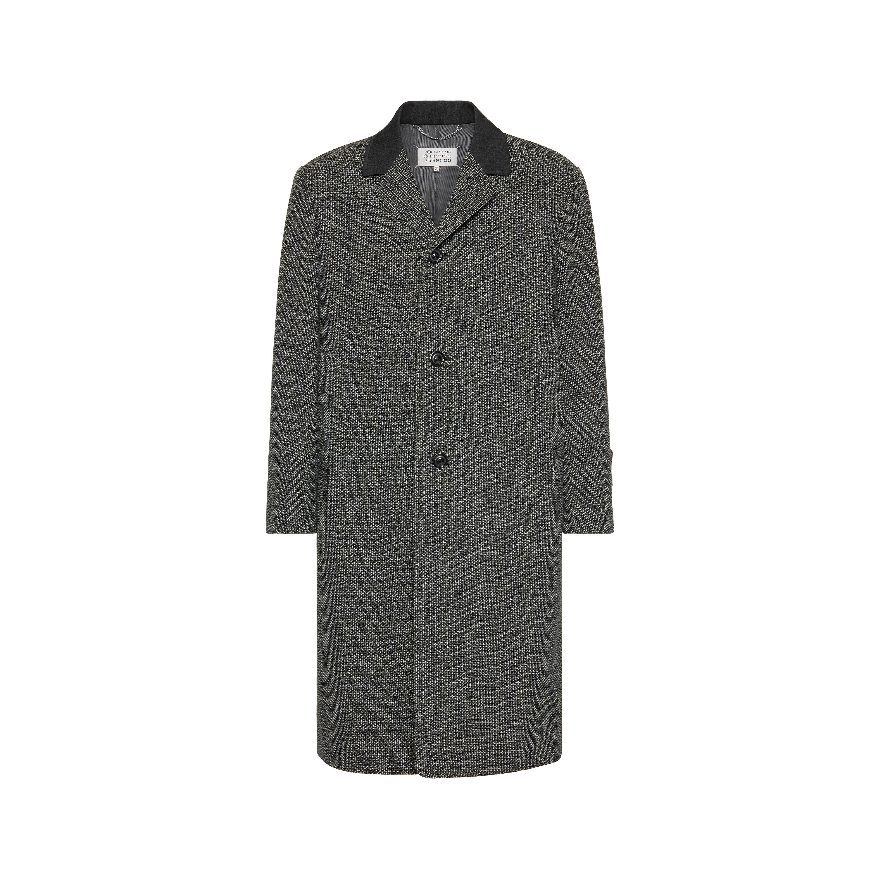 Men's Gray Wool Coat | Maison Margiela