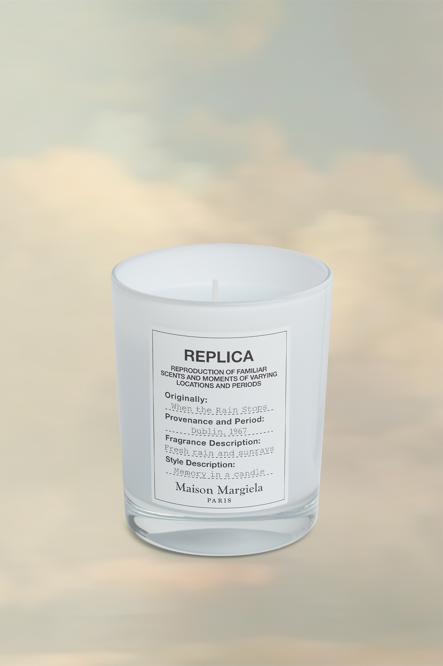 Replica When the Rain Stops candle | Maison Margiela